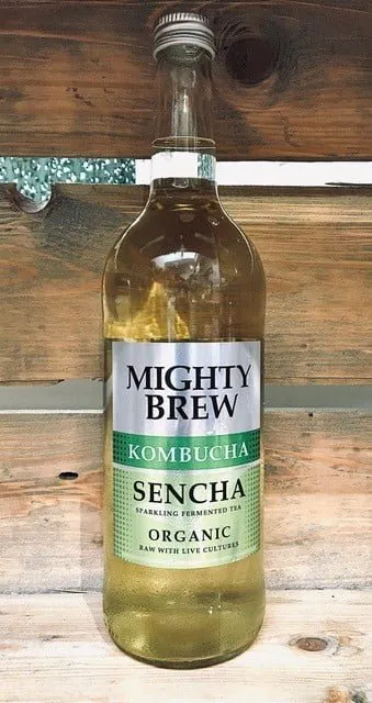 MIGHTY BREW Organic Kombucha Sencha (750ml)