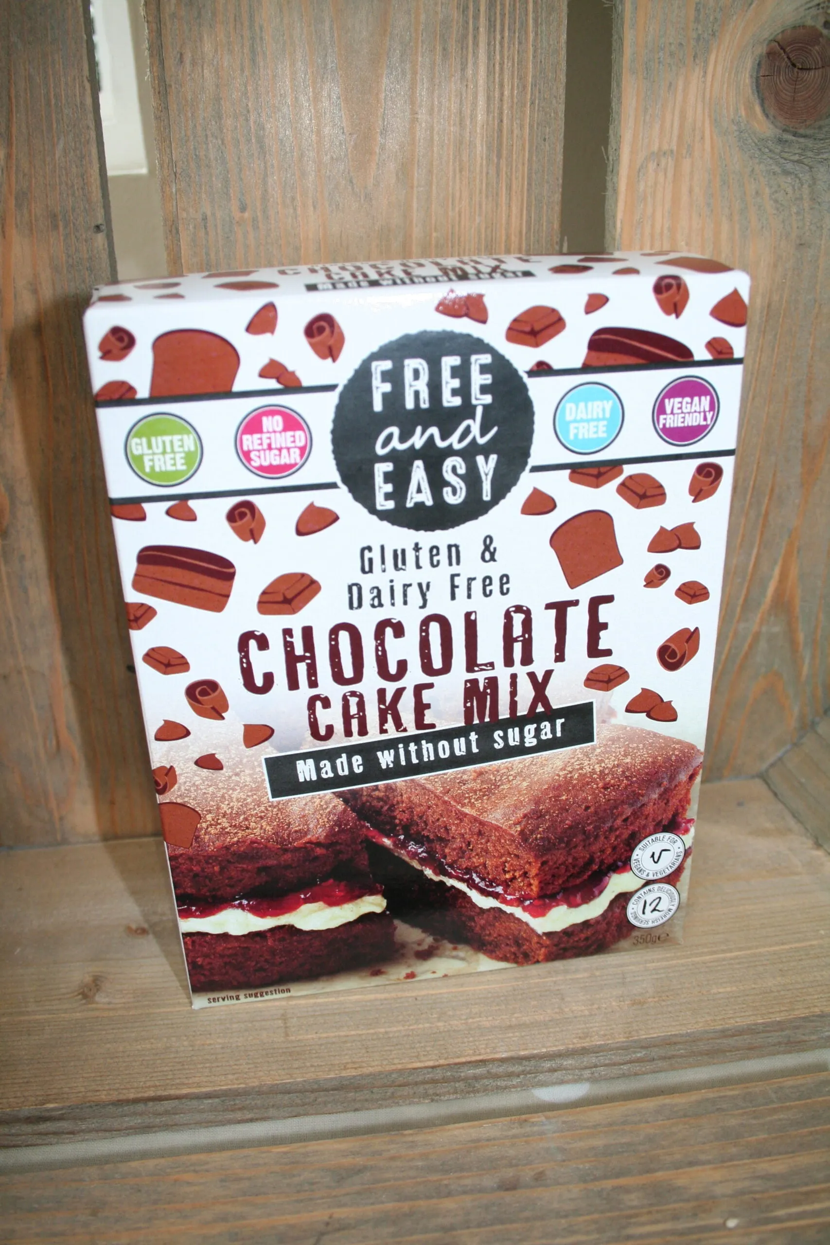 Free & Easy gluten & Dairy free chocolate cake mix