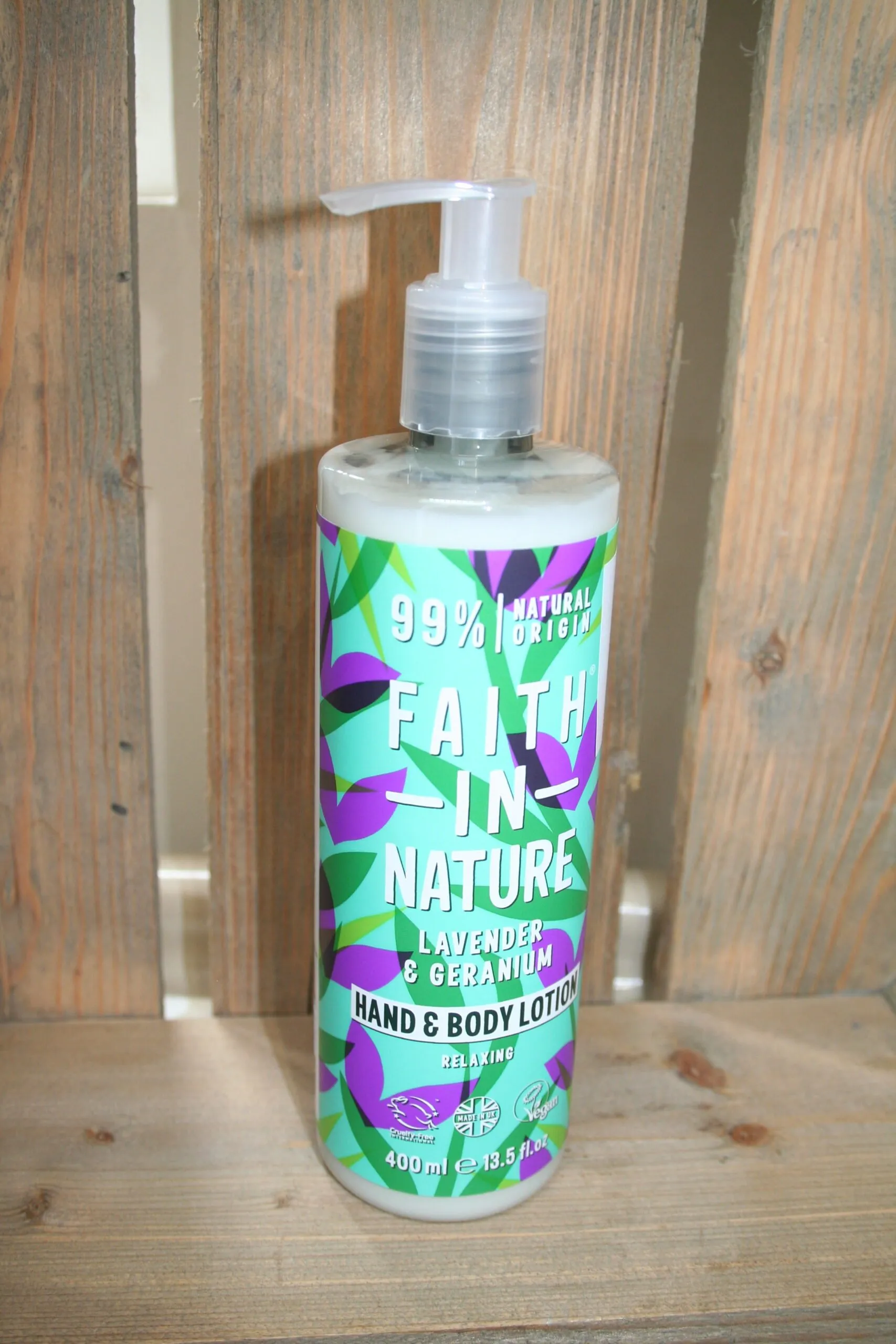Faith in Nature lavender & geranium hand & body lotion