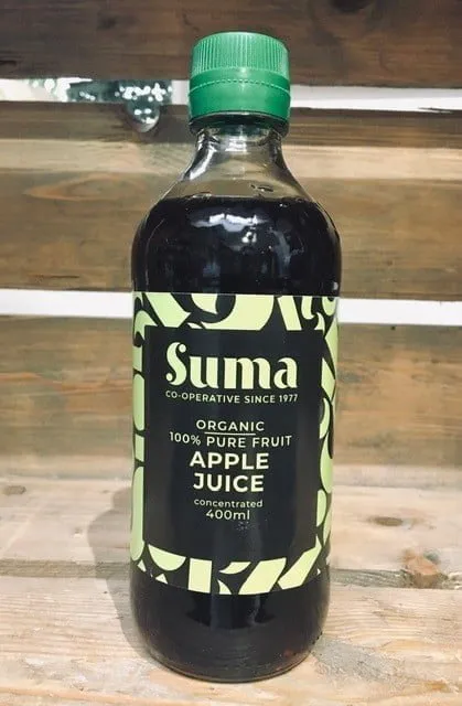 SUMA Organic Pure Fruit Apple juice concentrate (400ml)