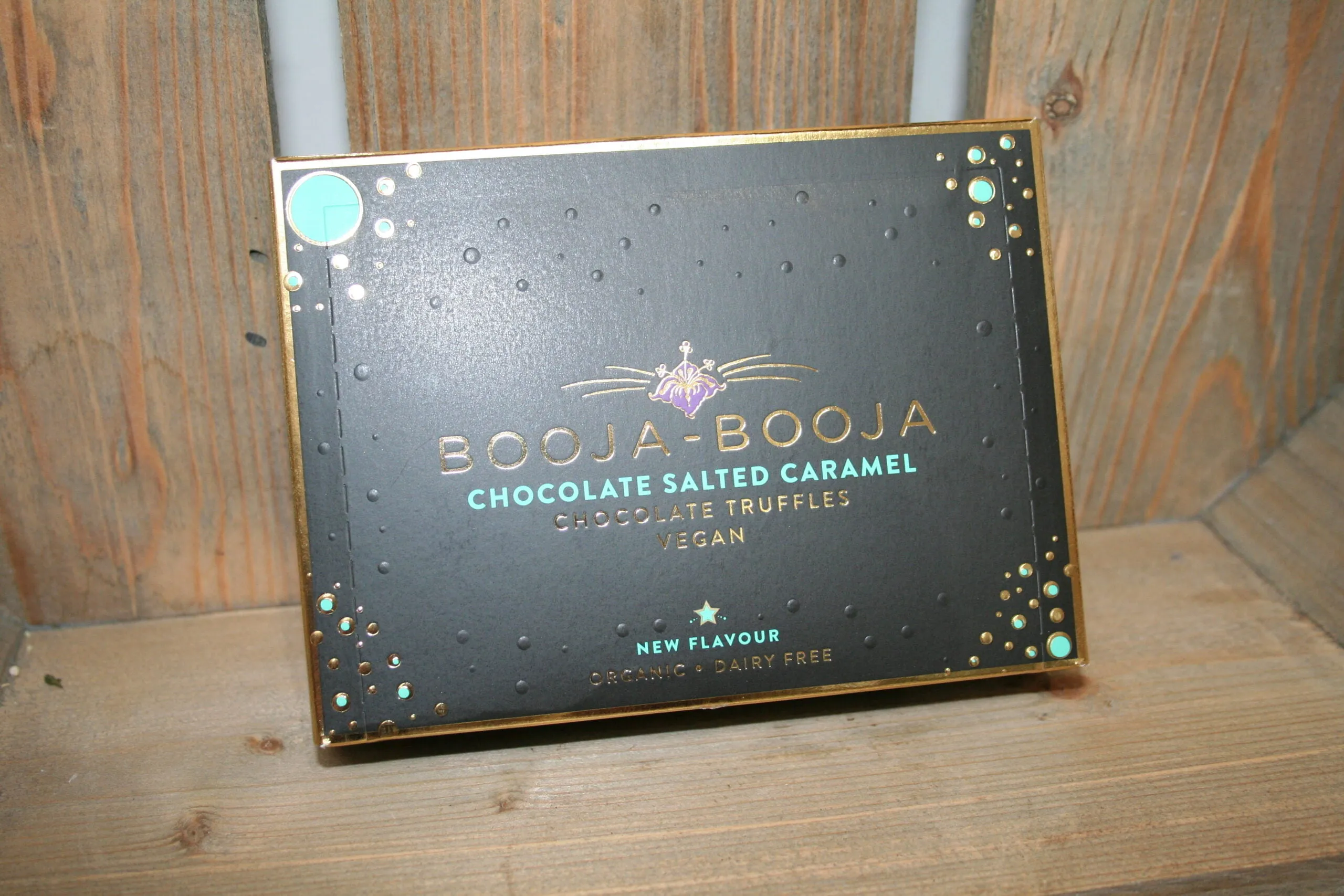 Booja Booja chocolate salted caramel truffles vegan