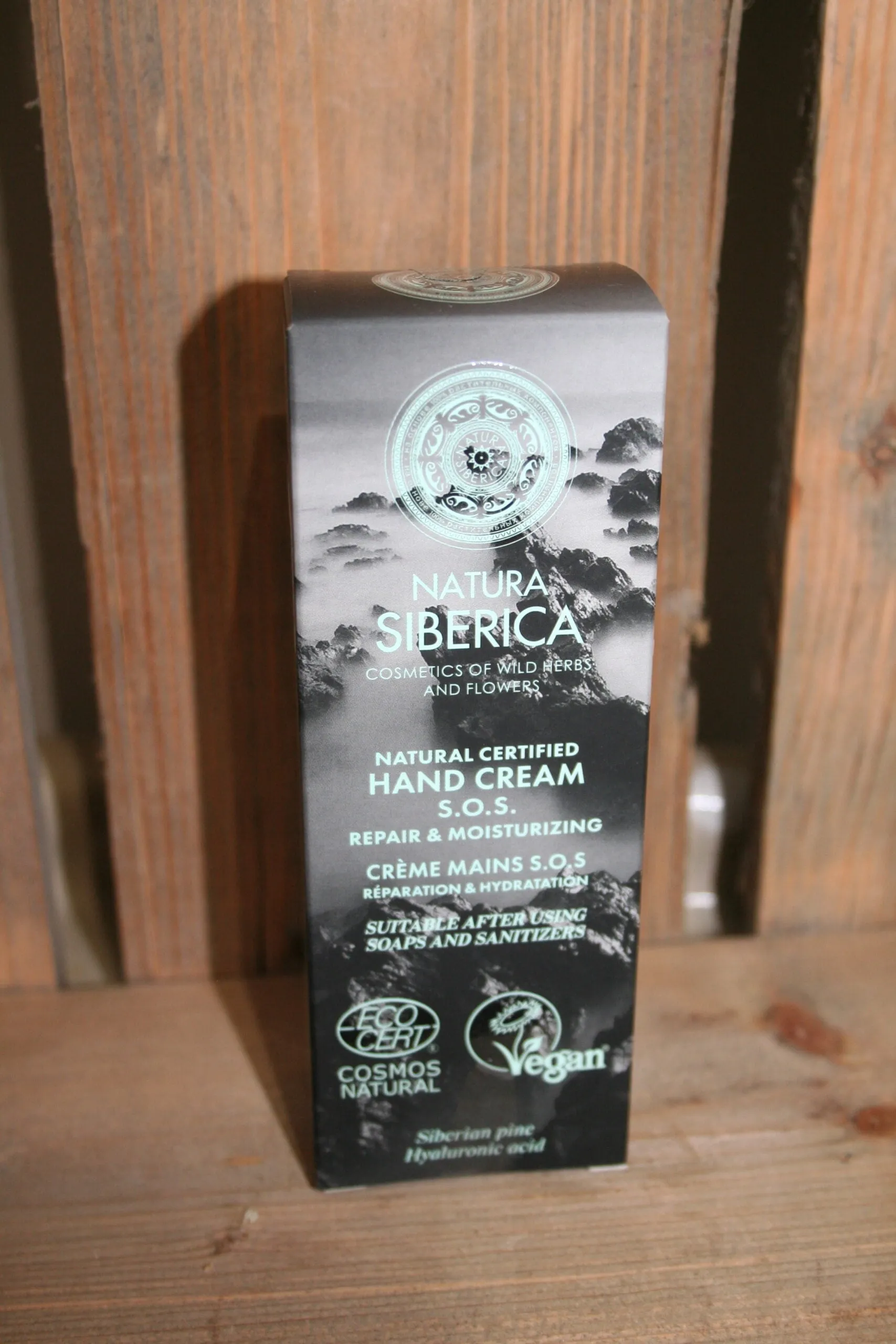 Natura Siberica hand cream sos