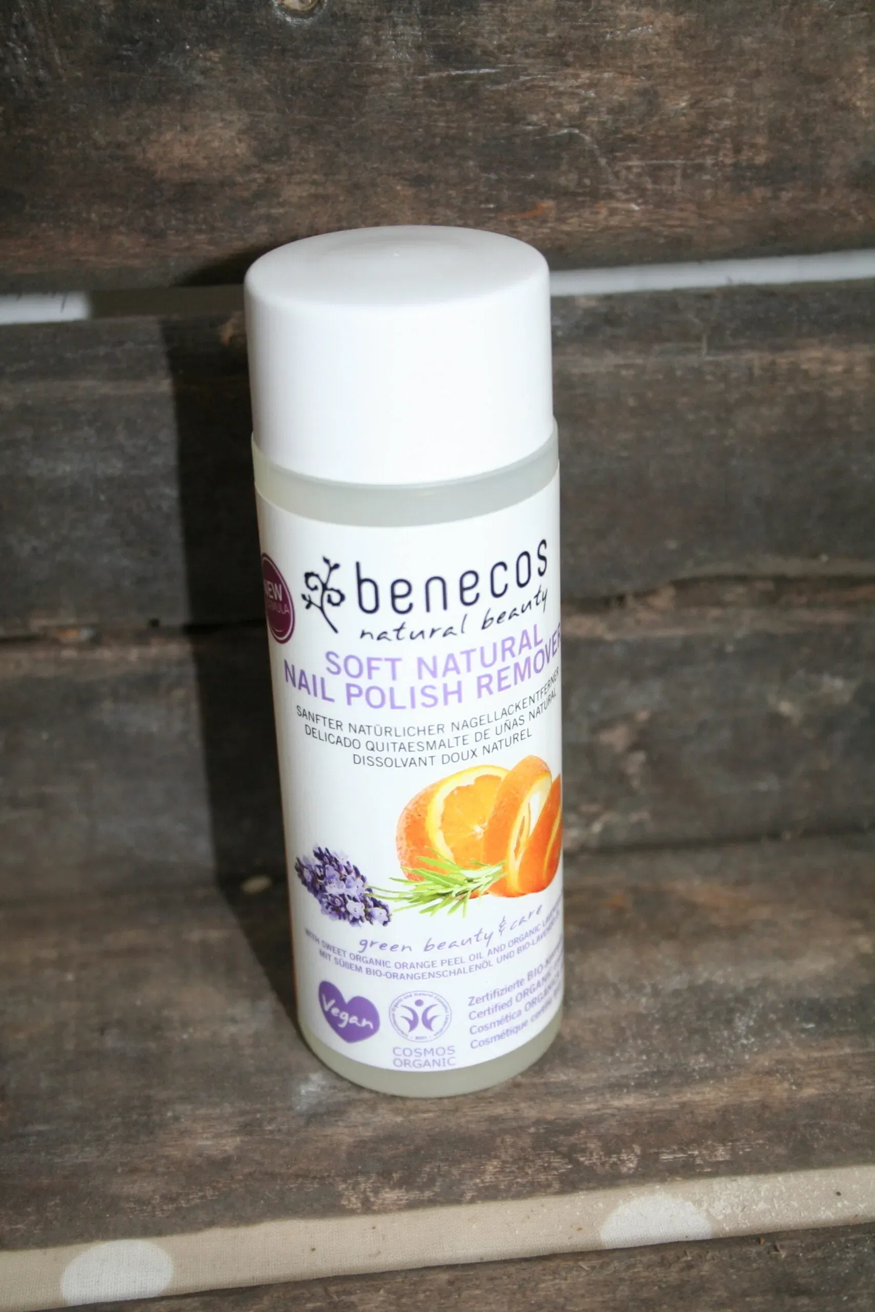 Benecos soft natural nail polish remover