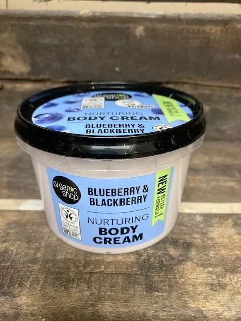 ORGANIC SHOP Nurturing Blueberry & Blackberry Body Cream (250ml)