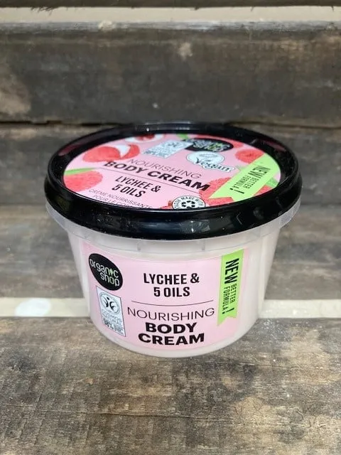ORGANIC SHOP Nourishing Lychee & 5 Oils Body Cream (250ml)