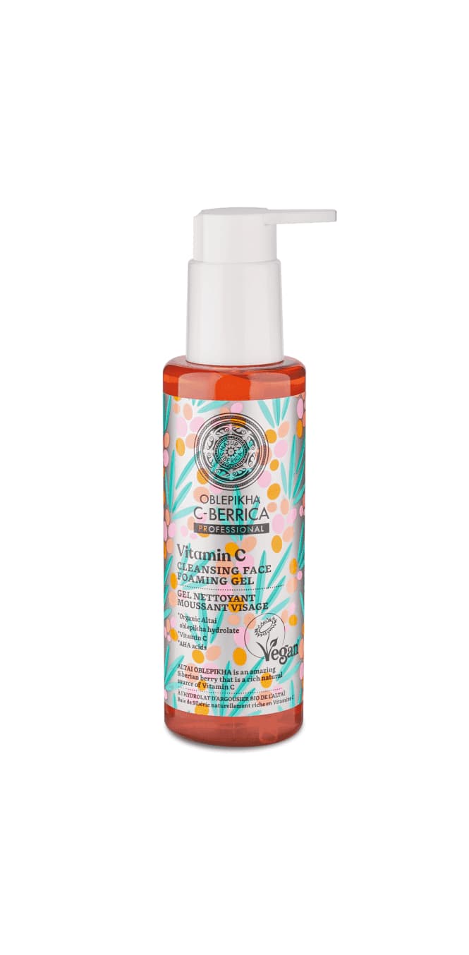 C berrica vitamin C cleaning face foaming gel