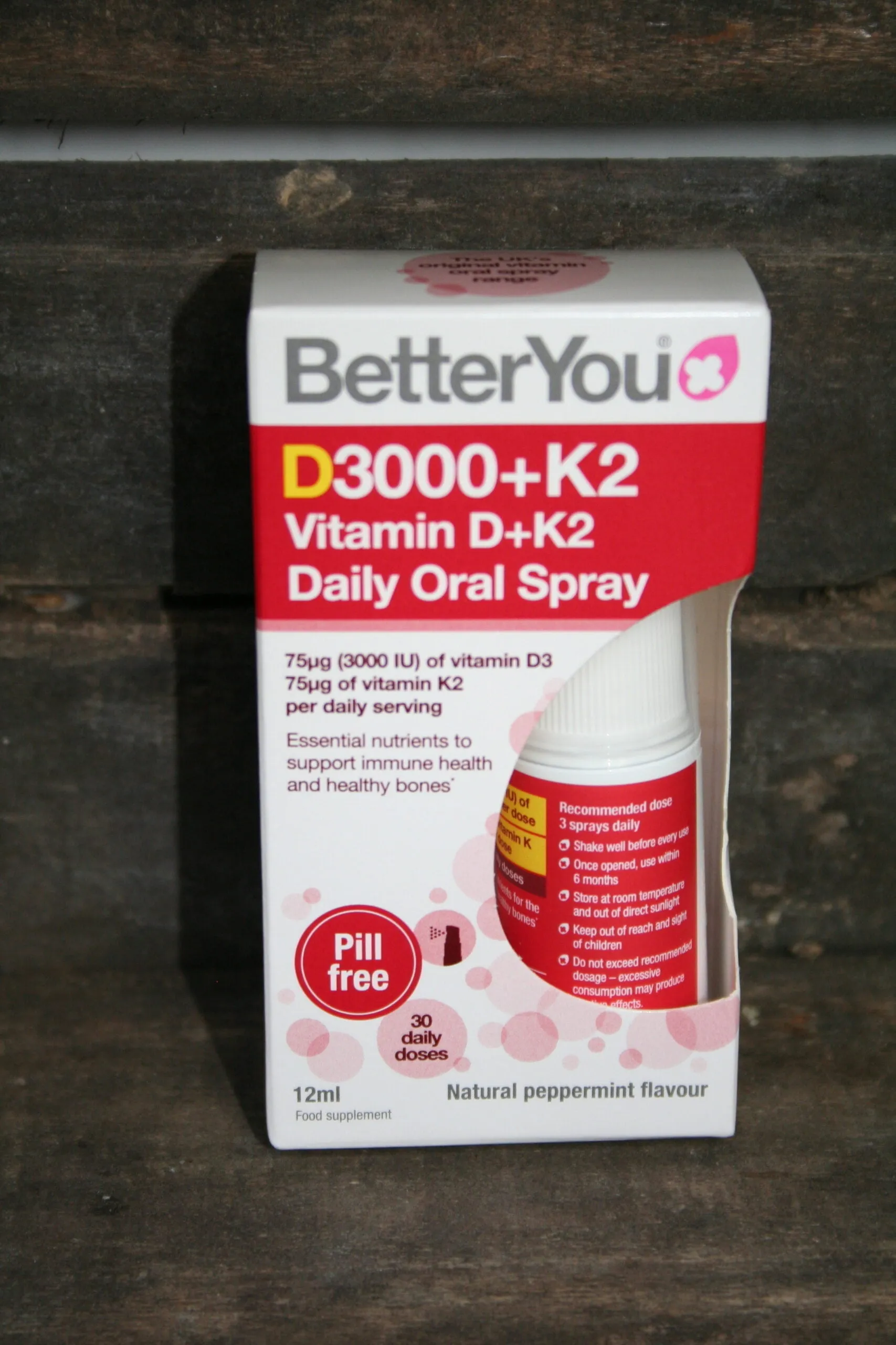 Better You B3000 + K2 daily oral spray