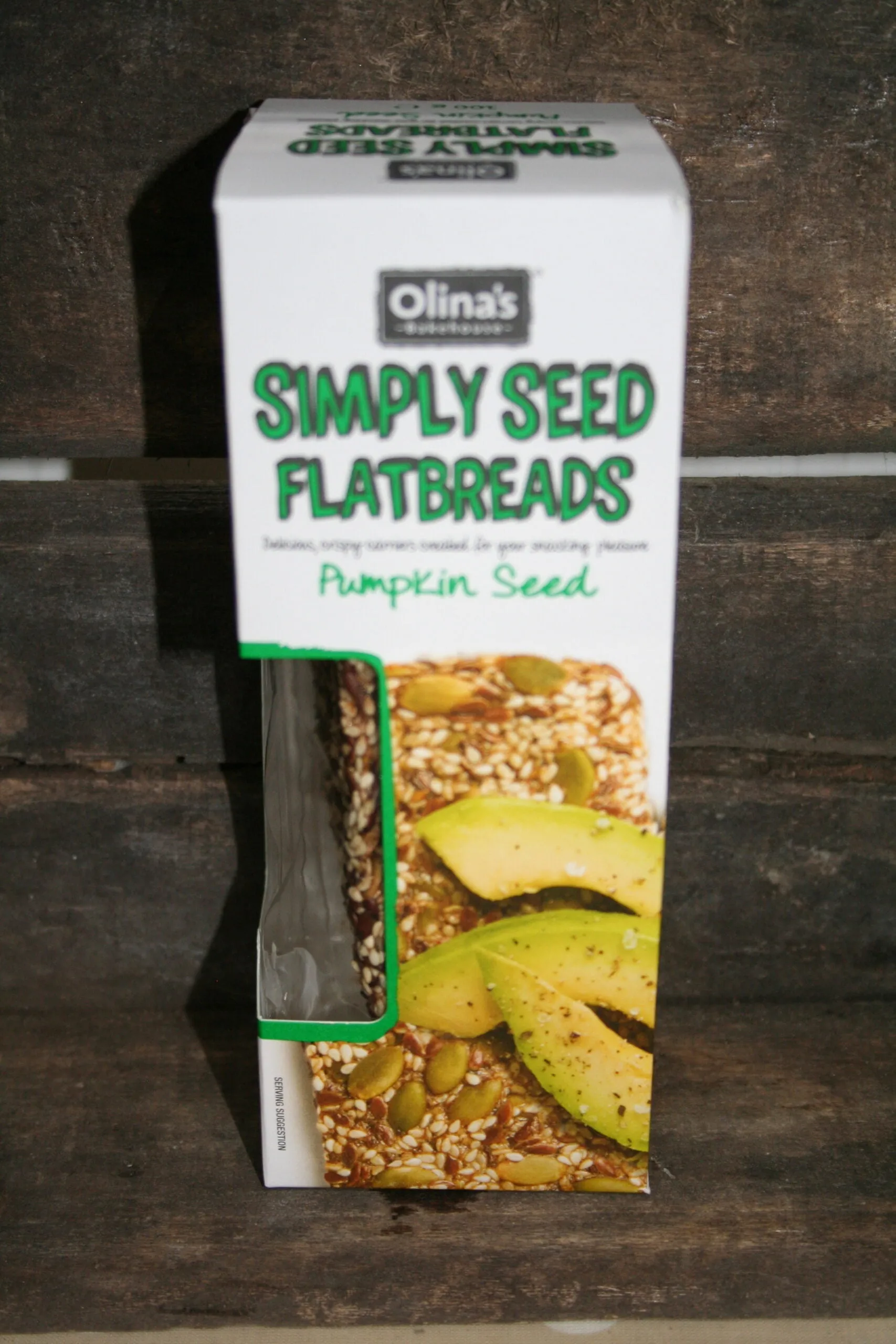 Olinas simply seed flatbread pumpkin seeds