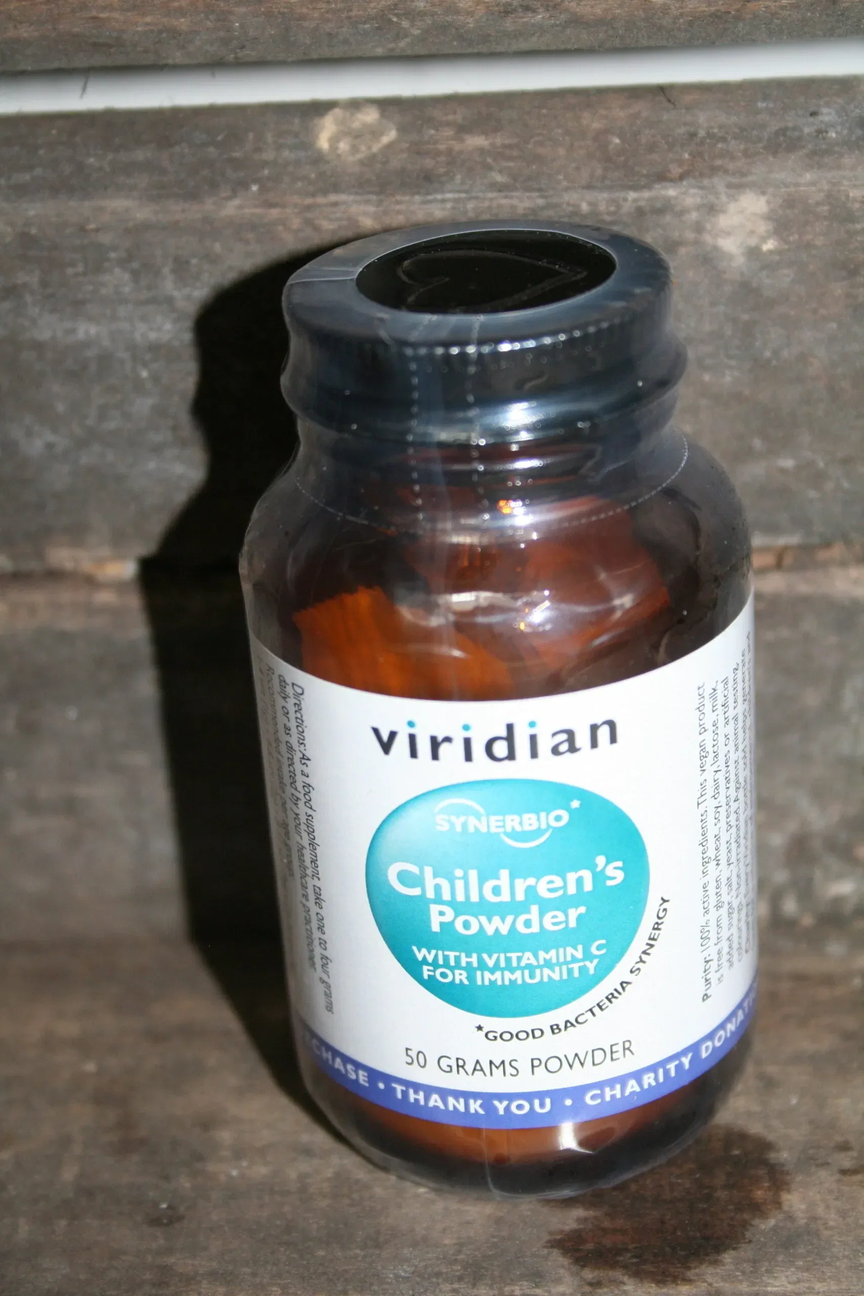 Viridian childrens powder vitaminc c immunity
