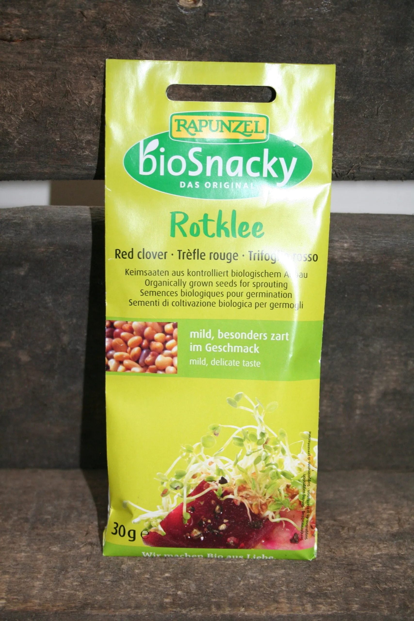 Rapunzel Biosnacky red clover