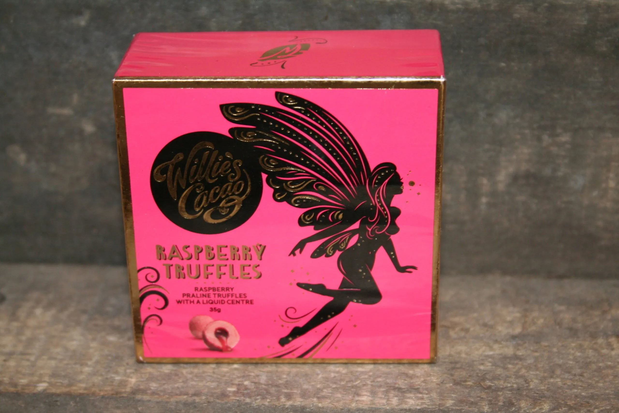 Willies cocao raspberry truffles