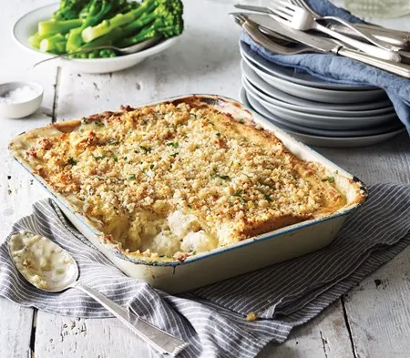 Cook fish pie