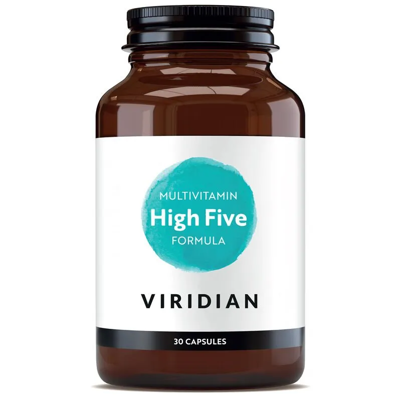 viridian high five formula multivitamin (30 veg caps)