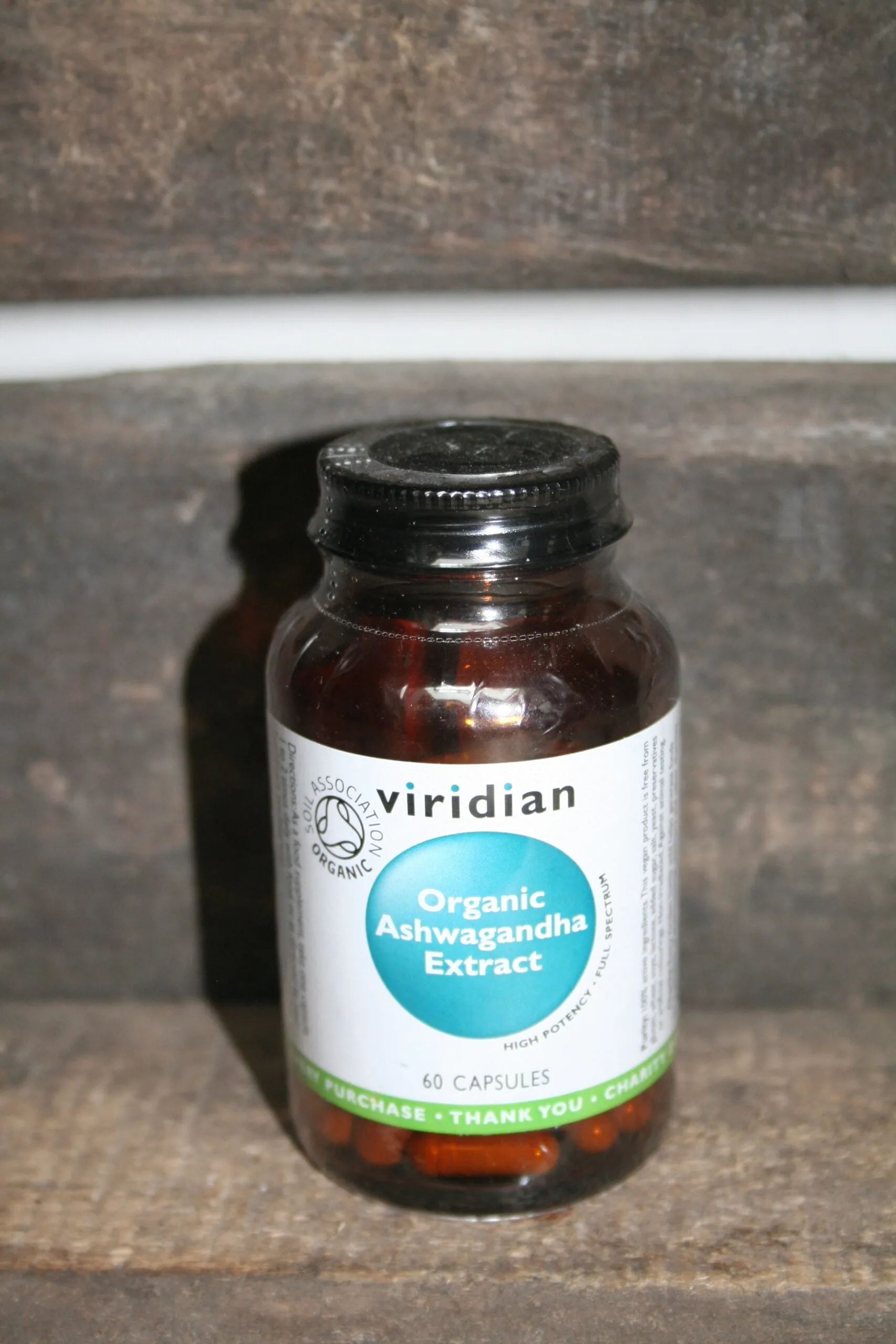 Viridian organic ashwagandha extract
