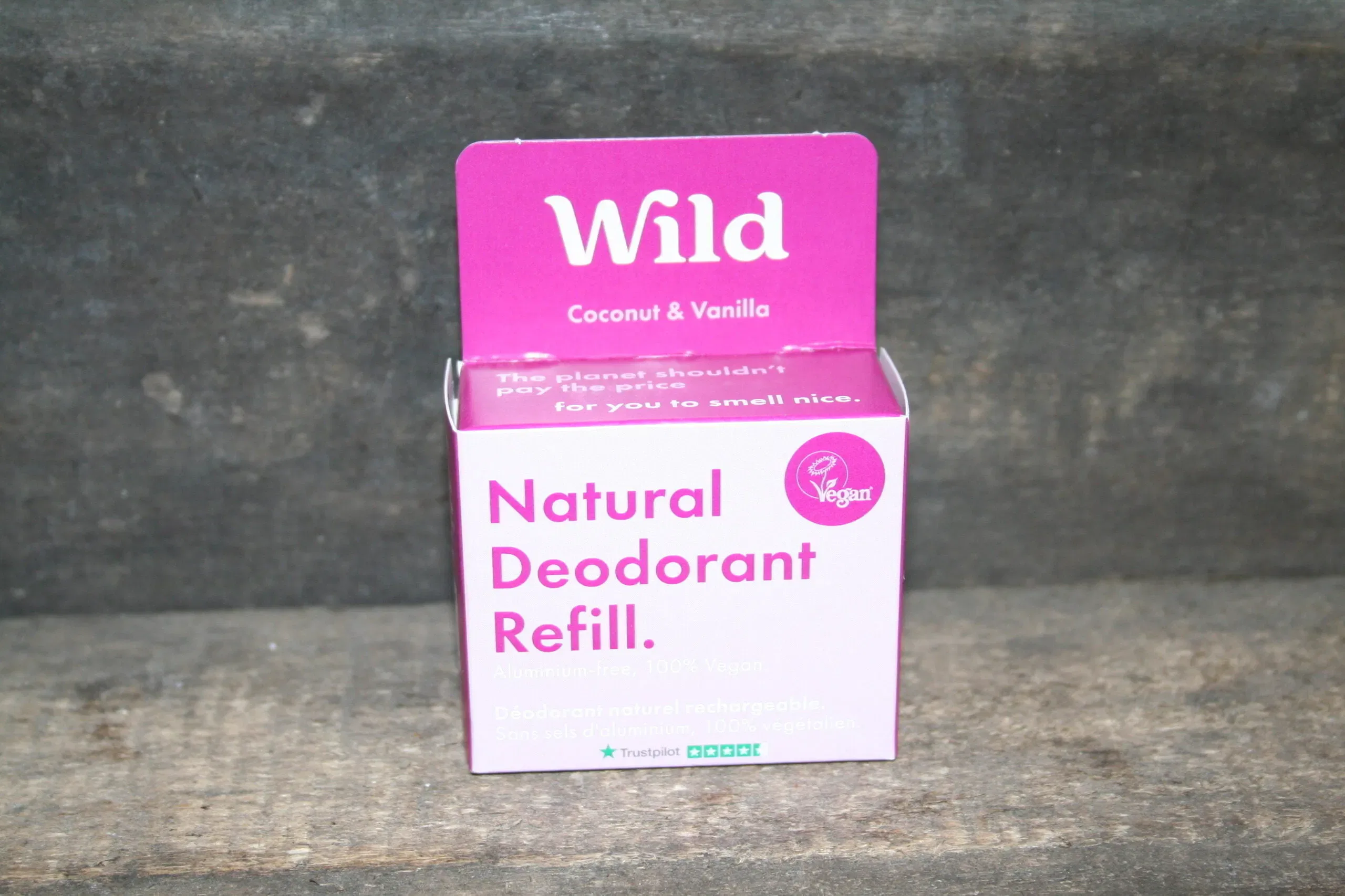 Wild natural deodorant refill coconut & vanilla