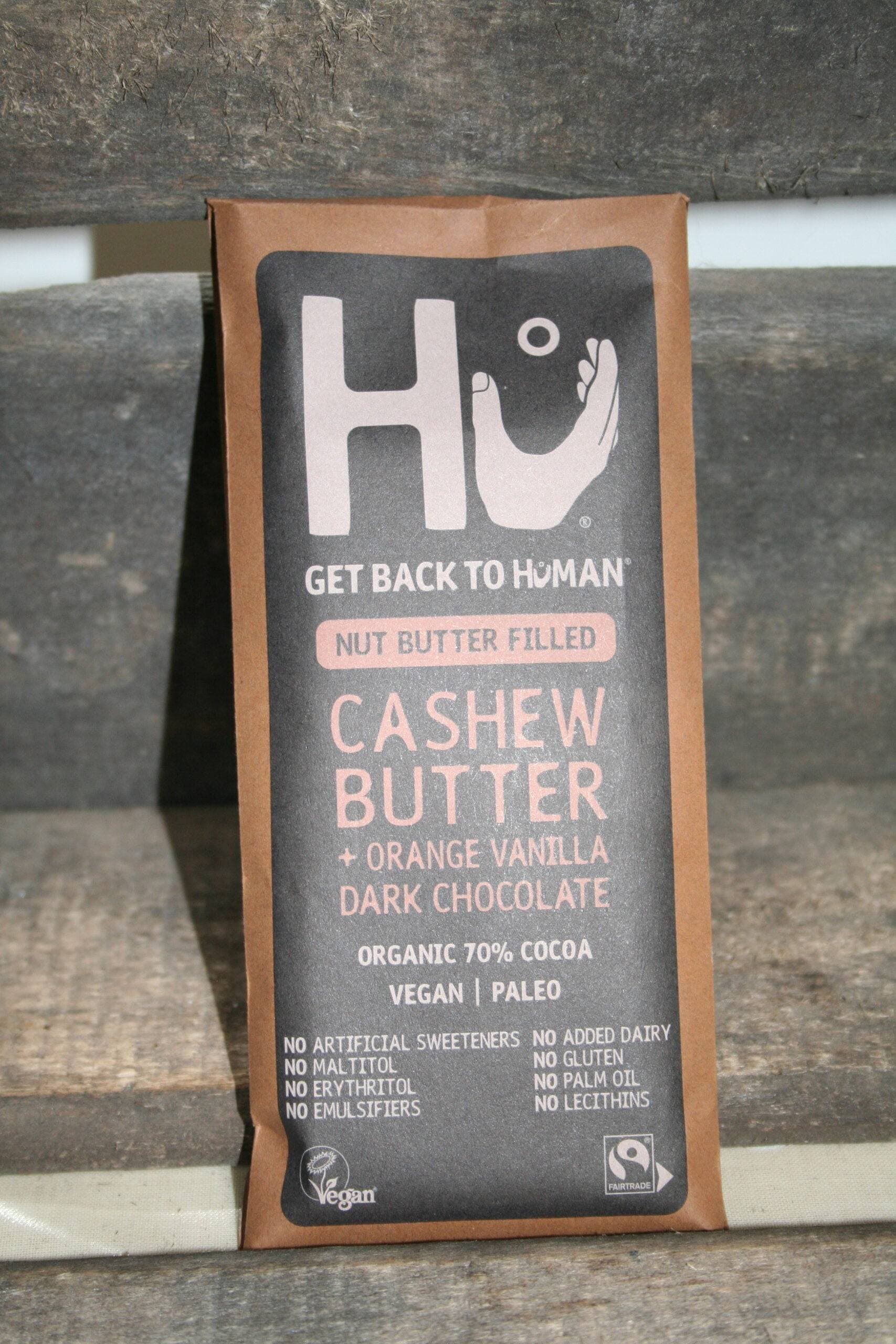Hu cashew butter & orange vanilla dark chocolate