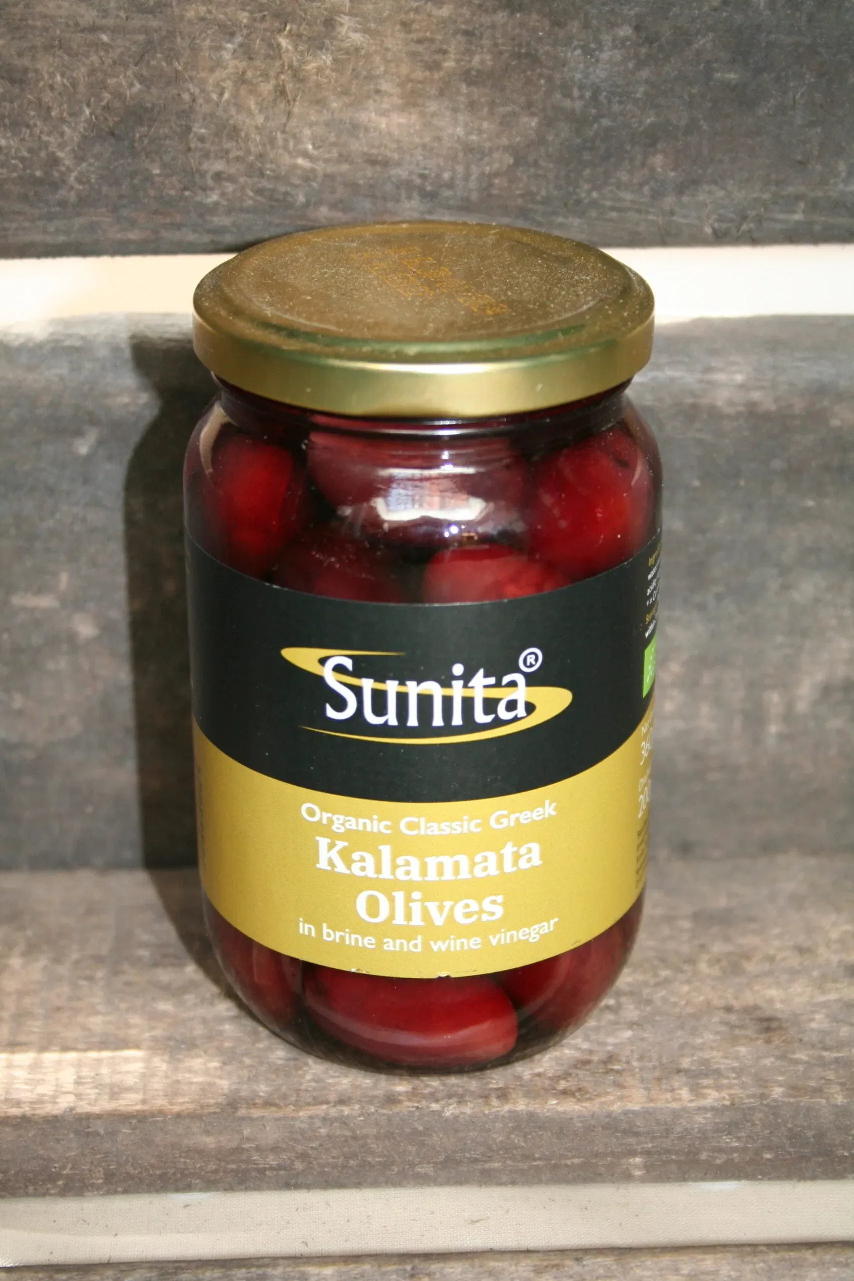 Sunita organic classic Greek Kalamata olives