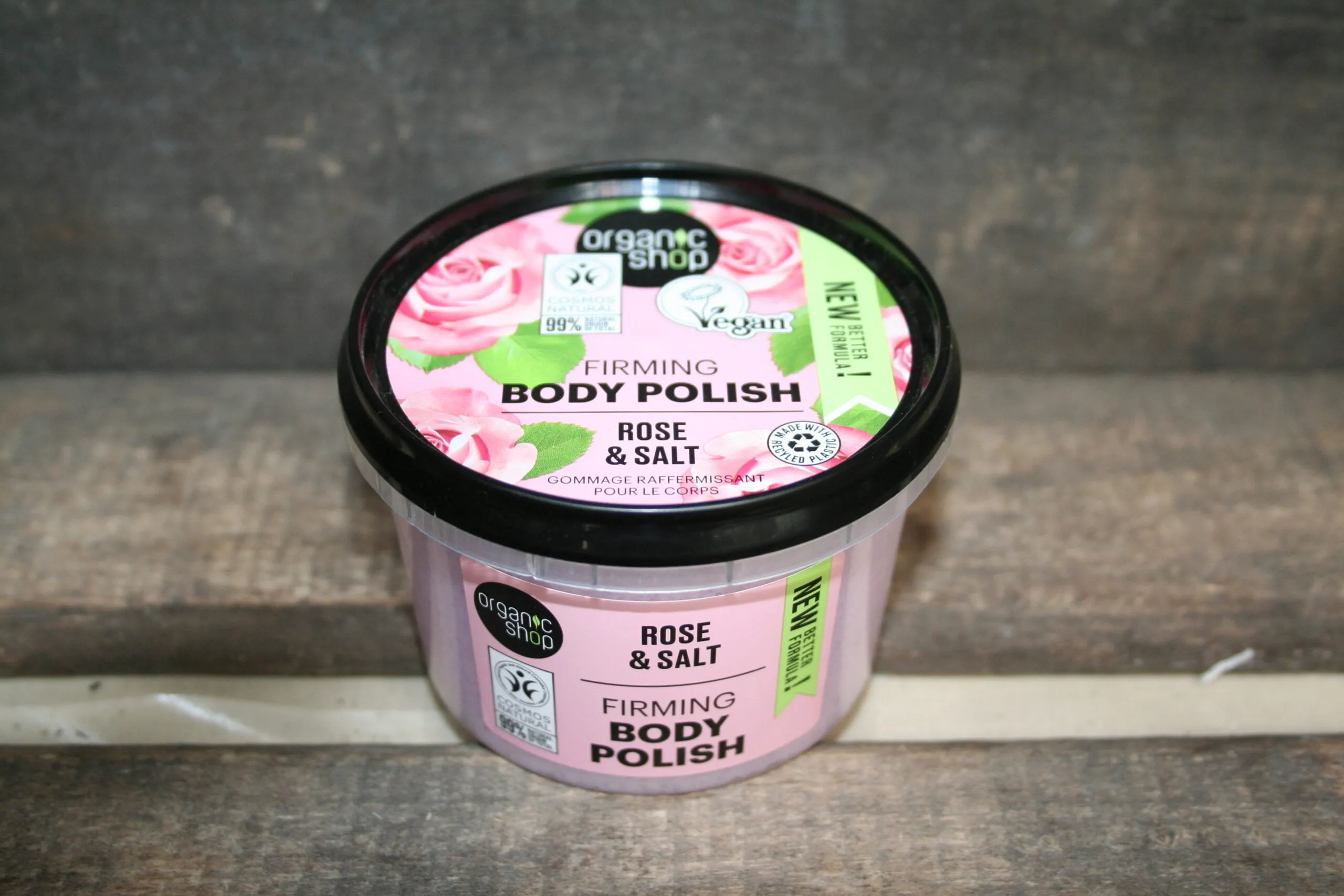 Organic Shop Firming Body Polish rose & salt