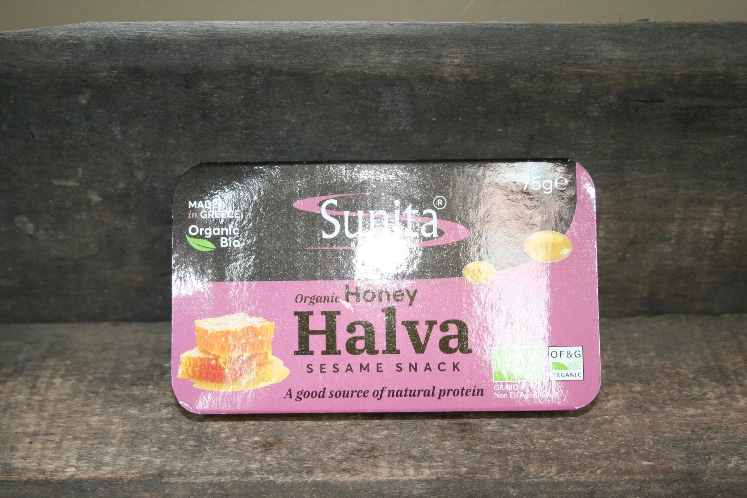 Sunita organic honey halva sesame snack