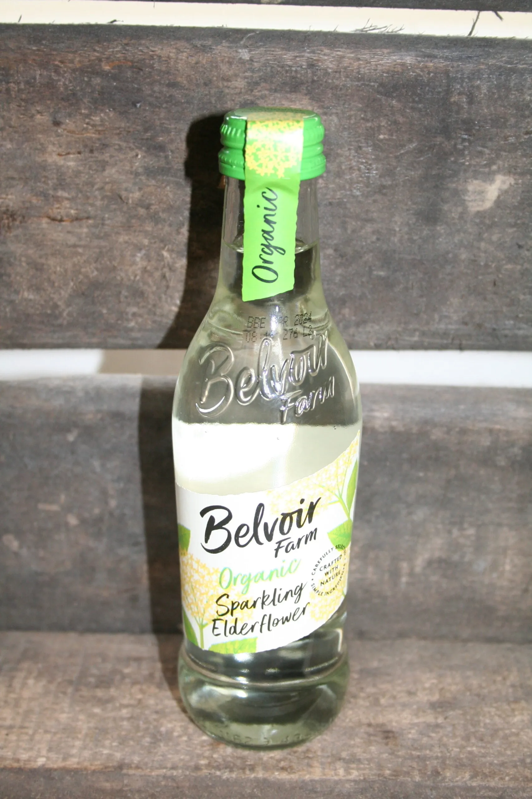 Belvoir Farm organic sparkling elderflower