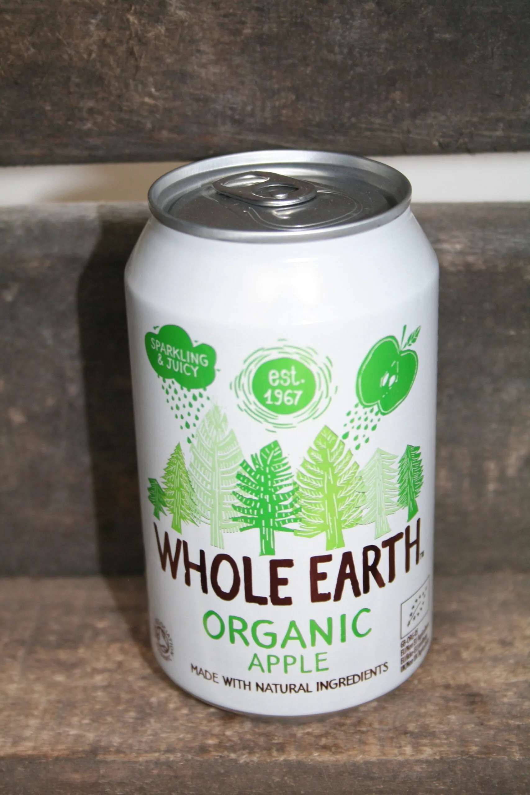 Whole Earth organic apple drink