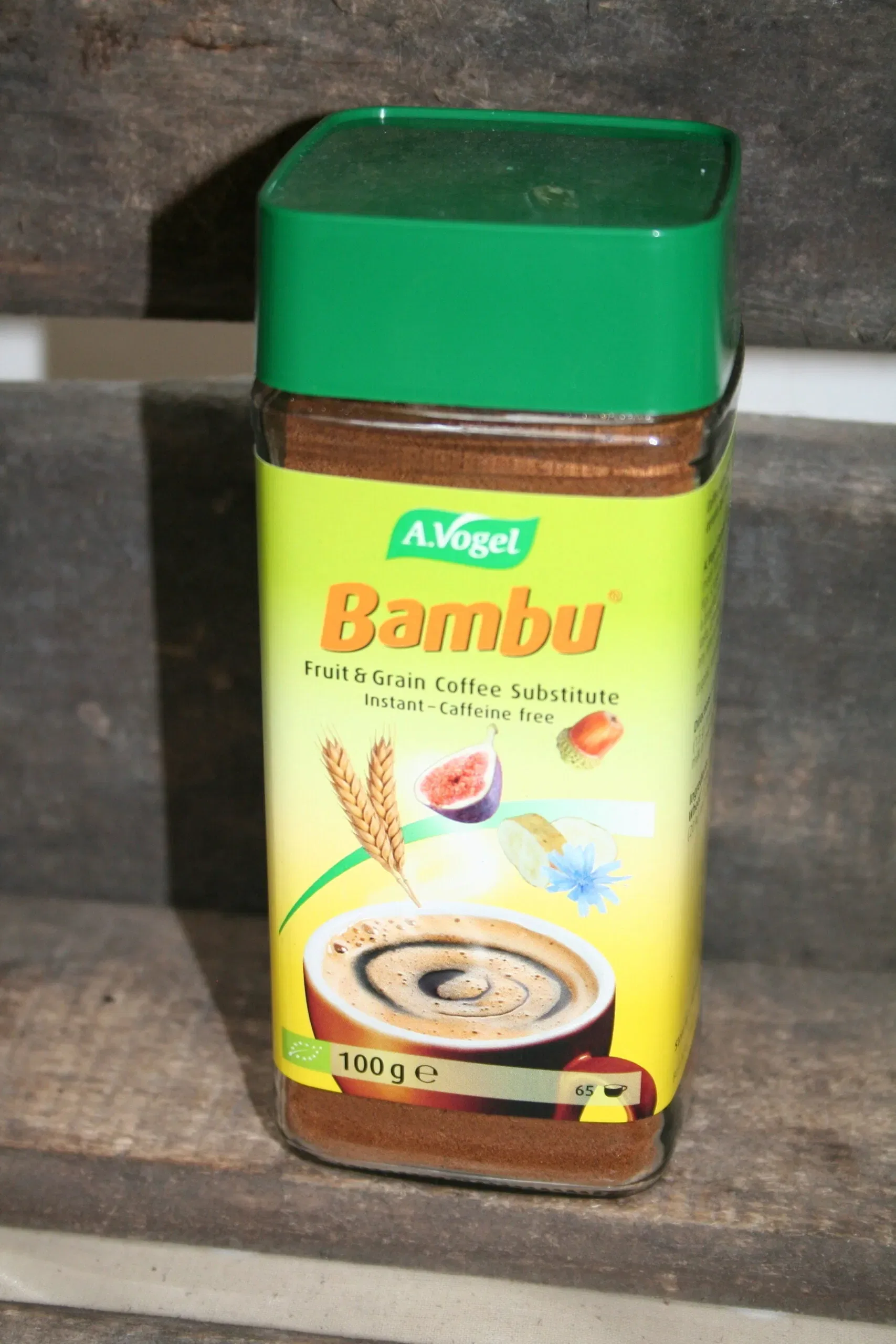 A Vogel Bambu fruit & grain coffee subsitute caffine free