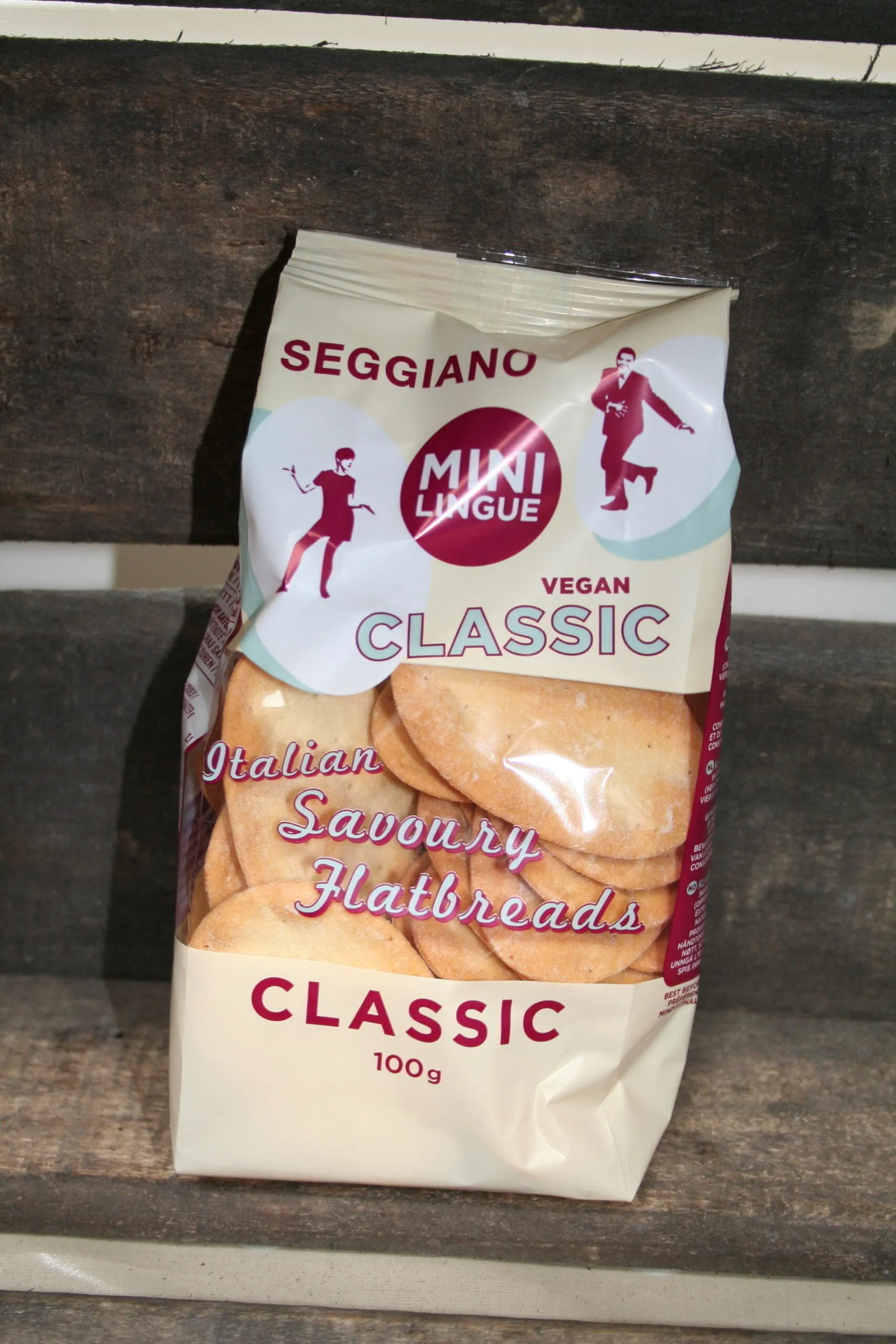 Seggiano vegan classic Italian savoury flatbreads classic