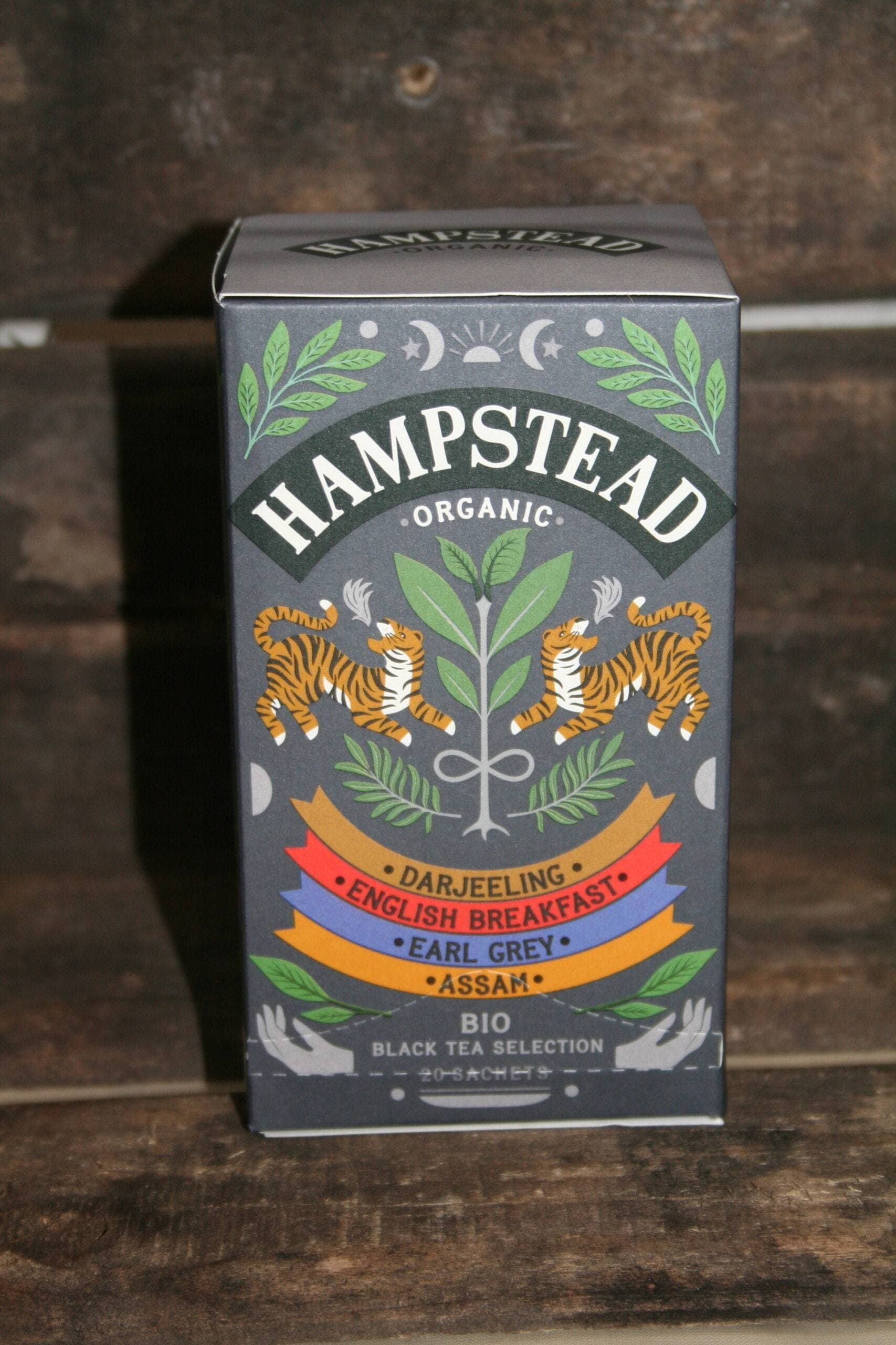 Hampseat organic black tea selelction