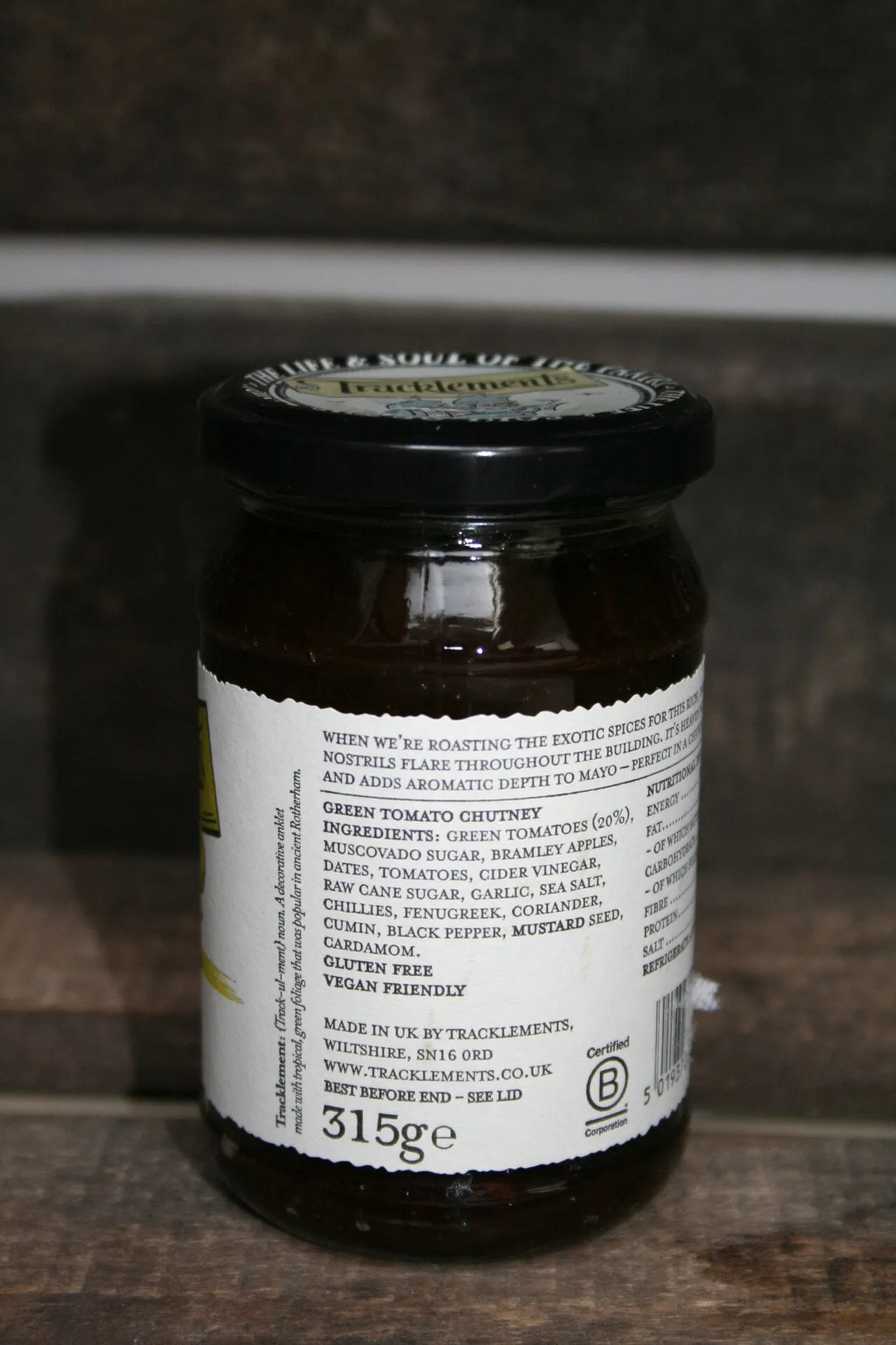 Tracklement green tomato chutney