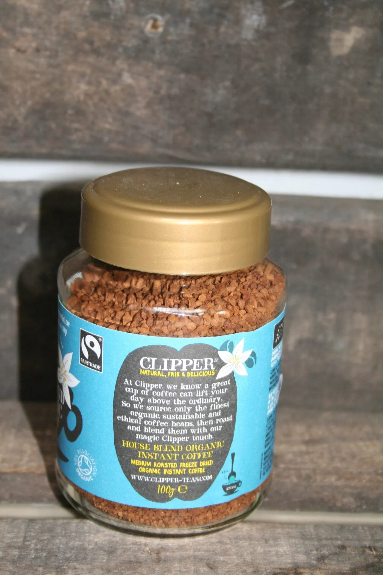 Clipper house blend organic instant coffee