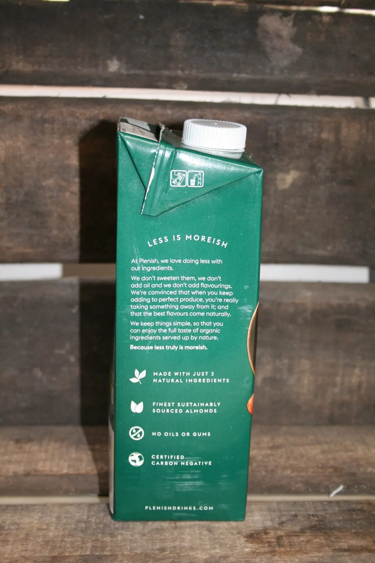 Plenish organic almond milk