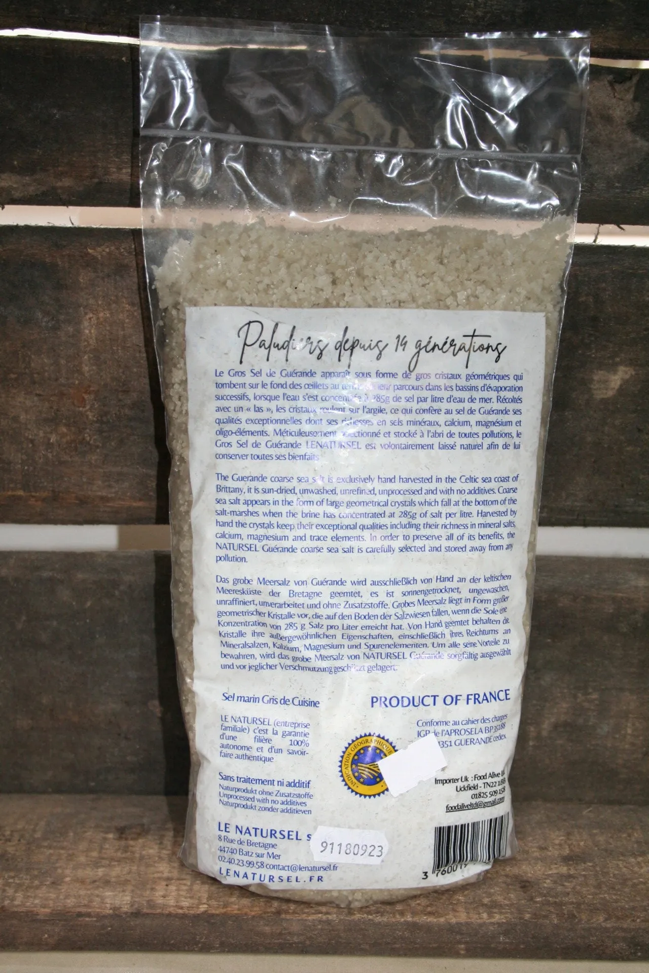 Sel de Guerande coarse sea salt