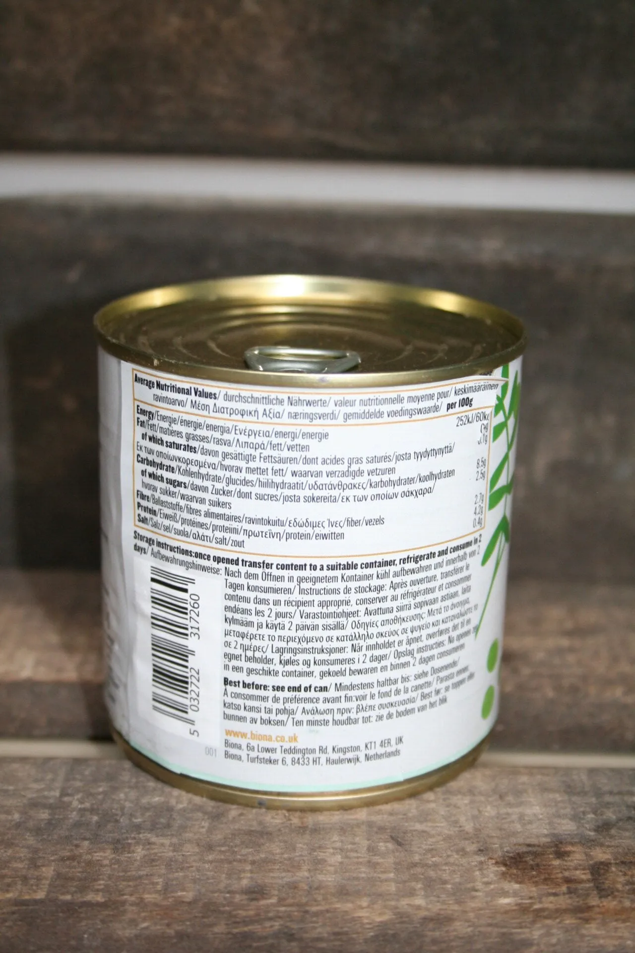 Biona organic garden pea