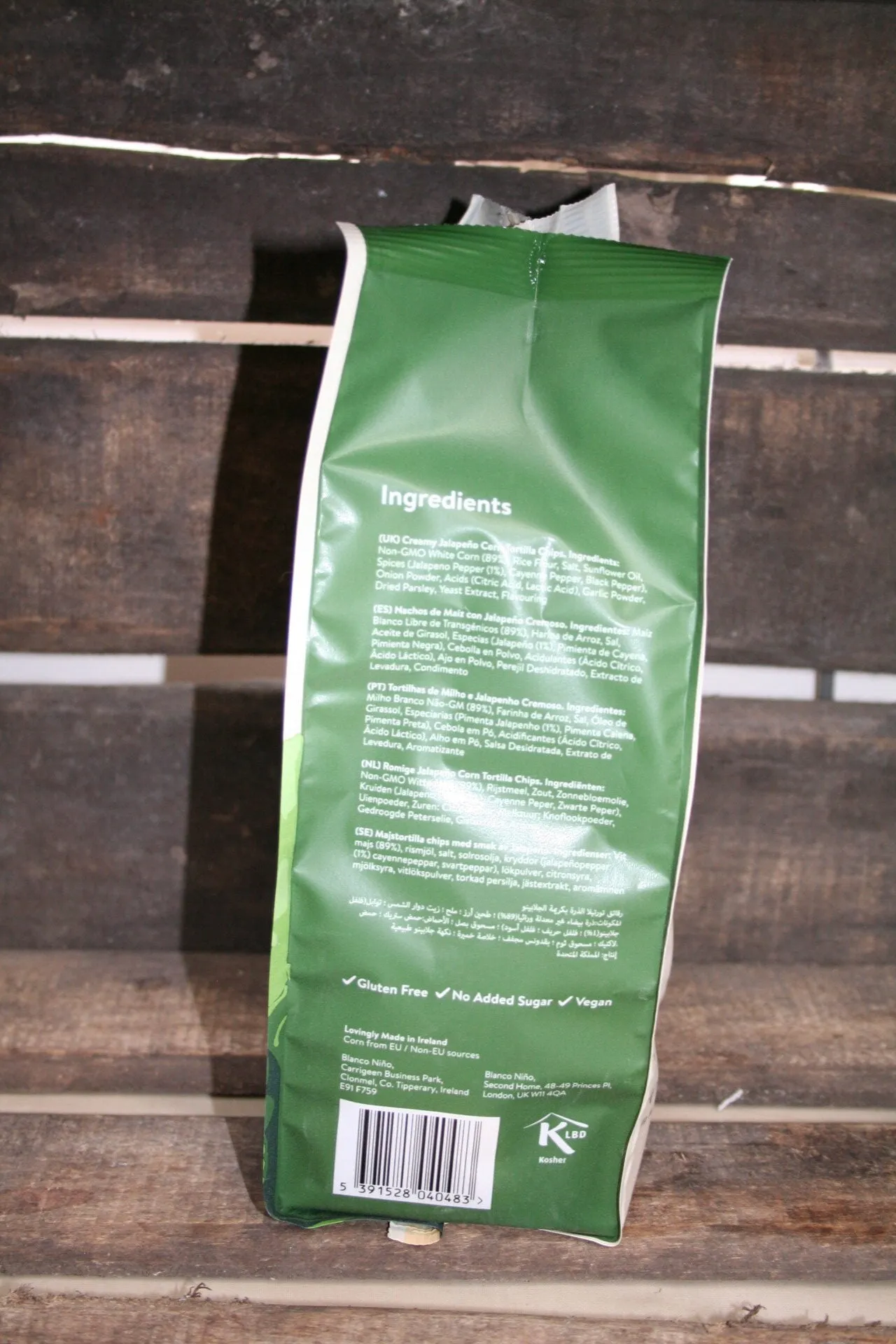 Blanco nino creamy jalapeno tortilla chips