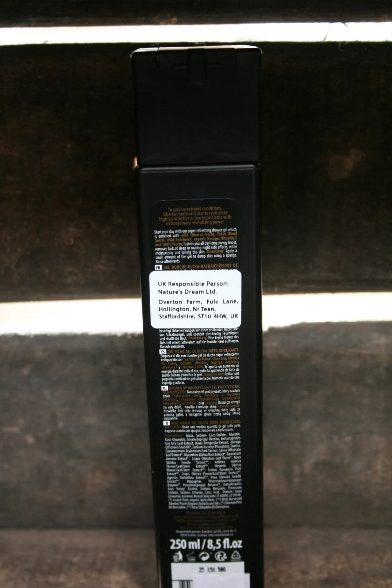 Natura Siberica mens shower gel