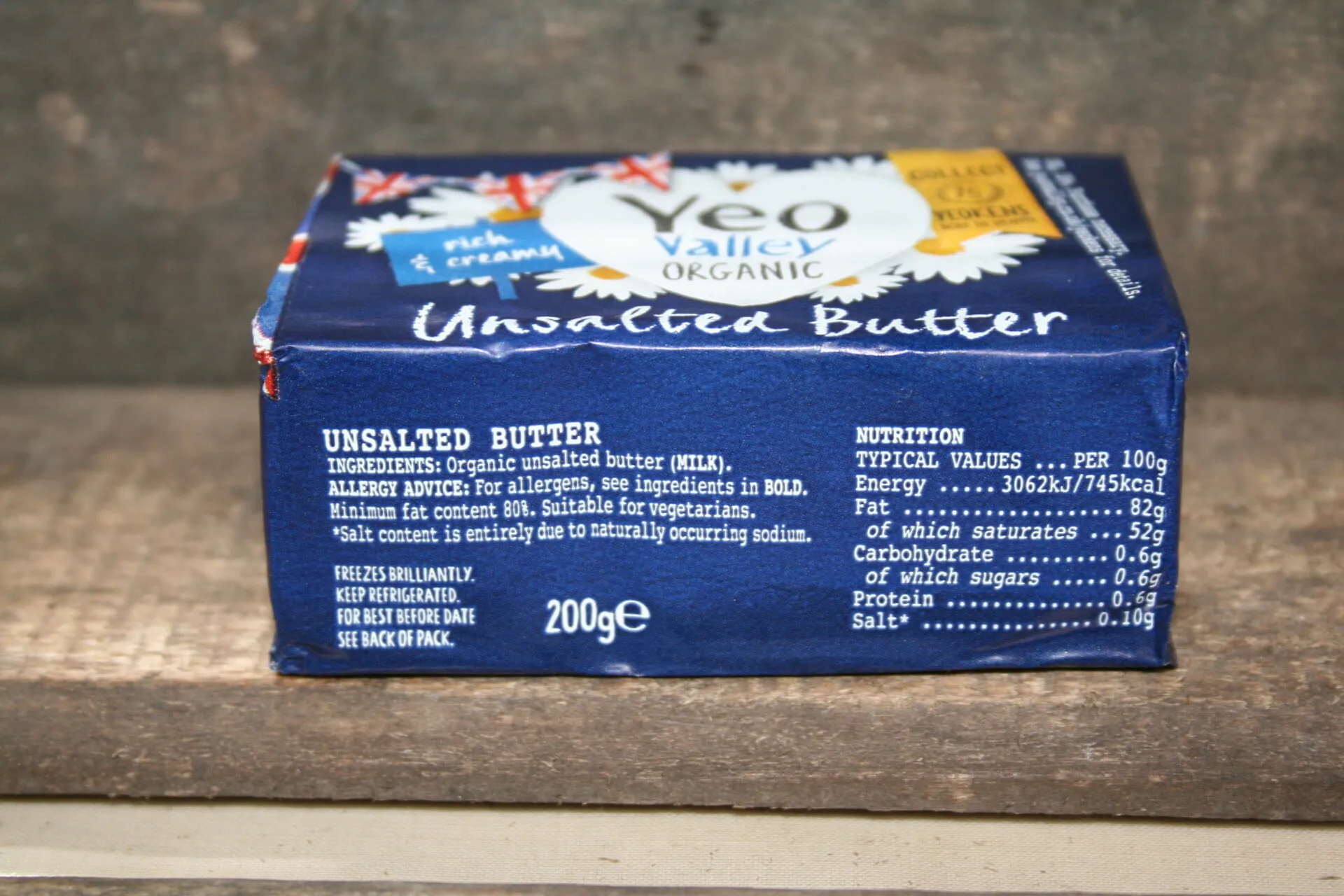 Yeo valley unsalted butter