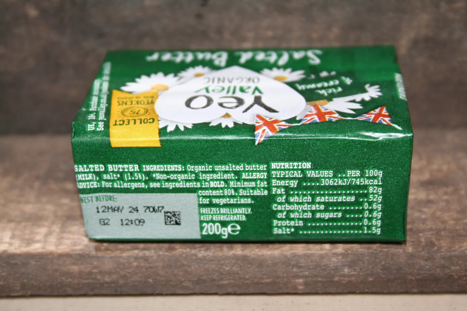 Yeo valley salted butter