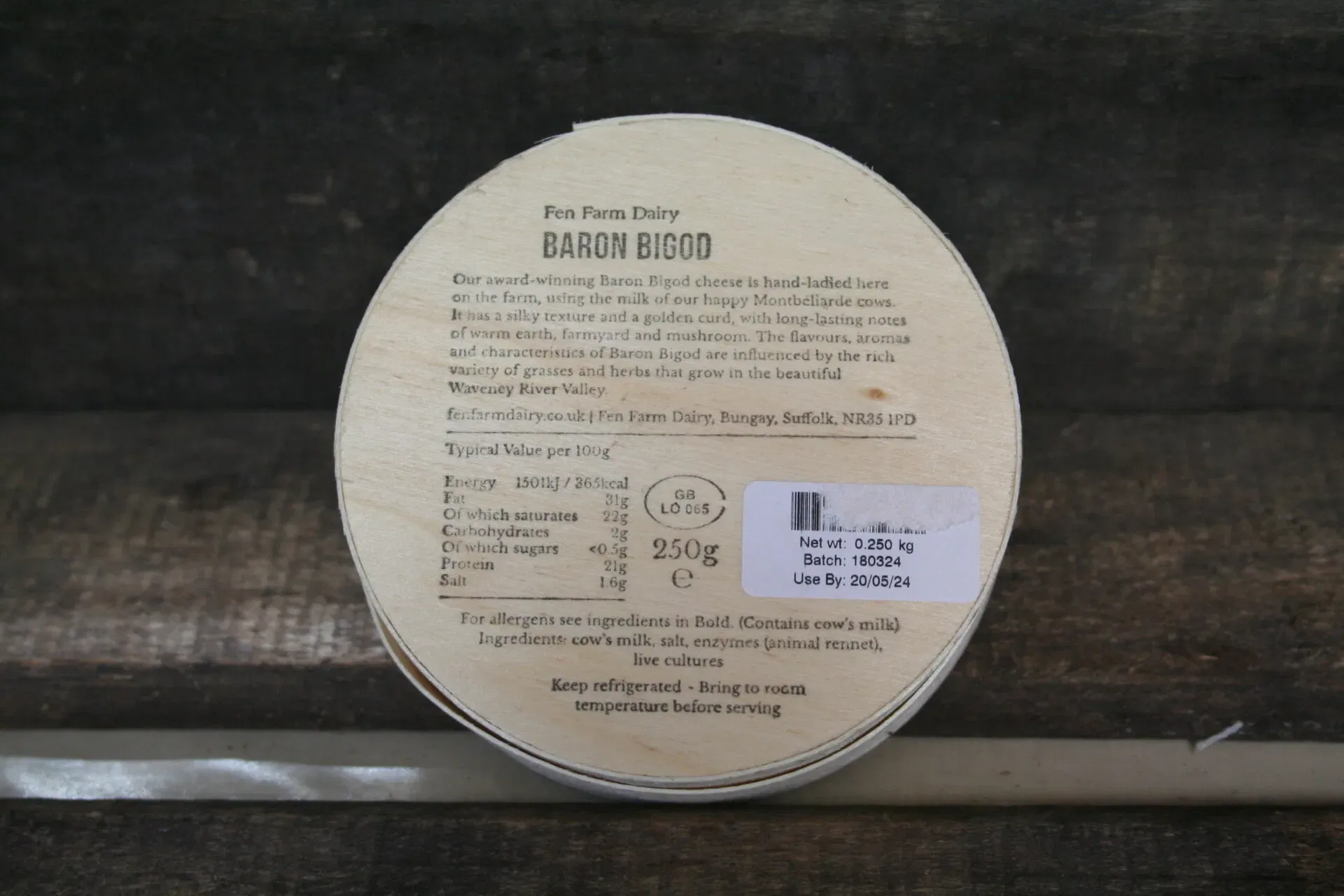 Baron Bigod cheese