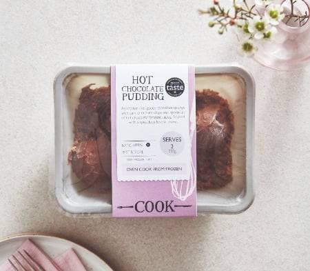 cook hot chocolate pudding (serves 2)