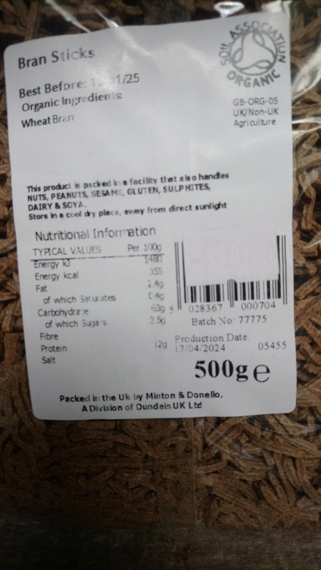 organically speaking organic buckwheat hulled (500g)