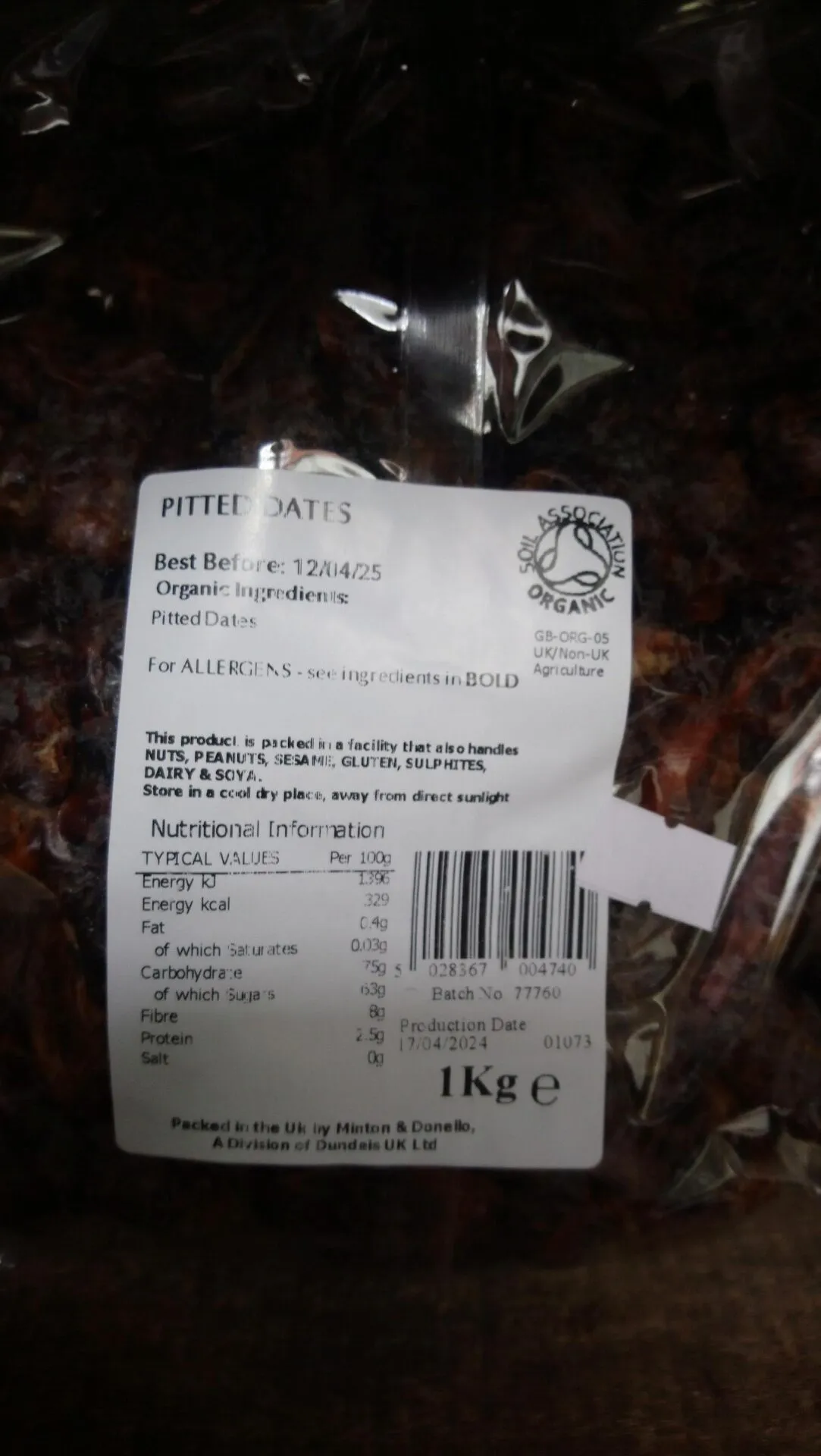 organically speaking organic muesli (1kg)