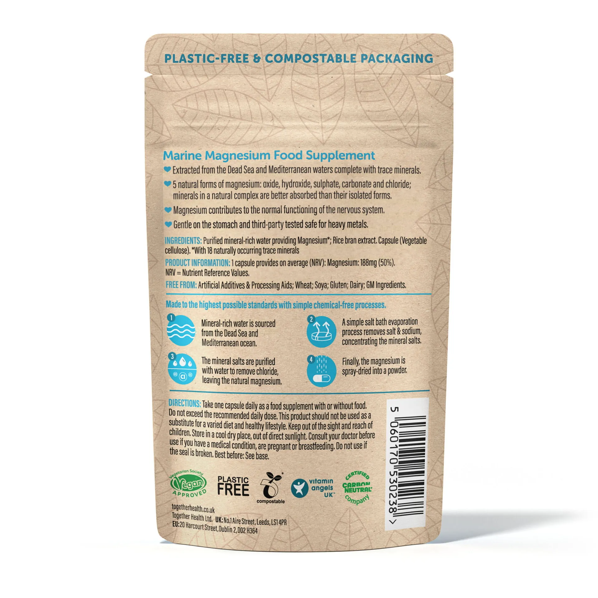 together health magnesium from mineral salts (30 caps)