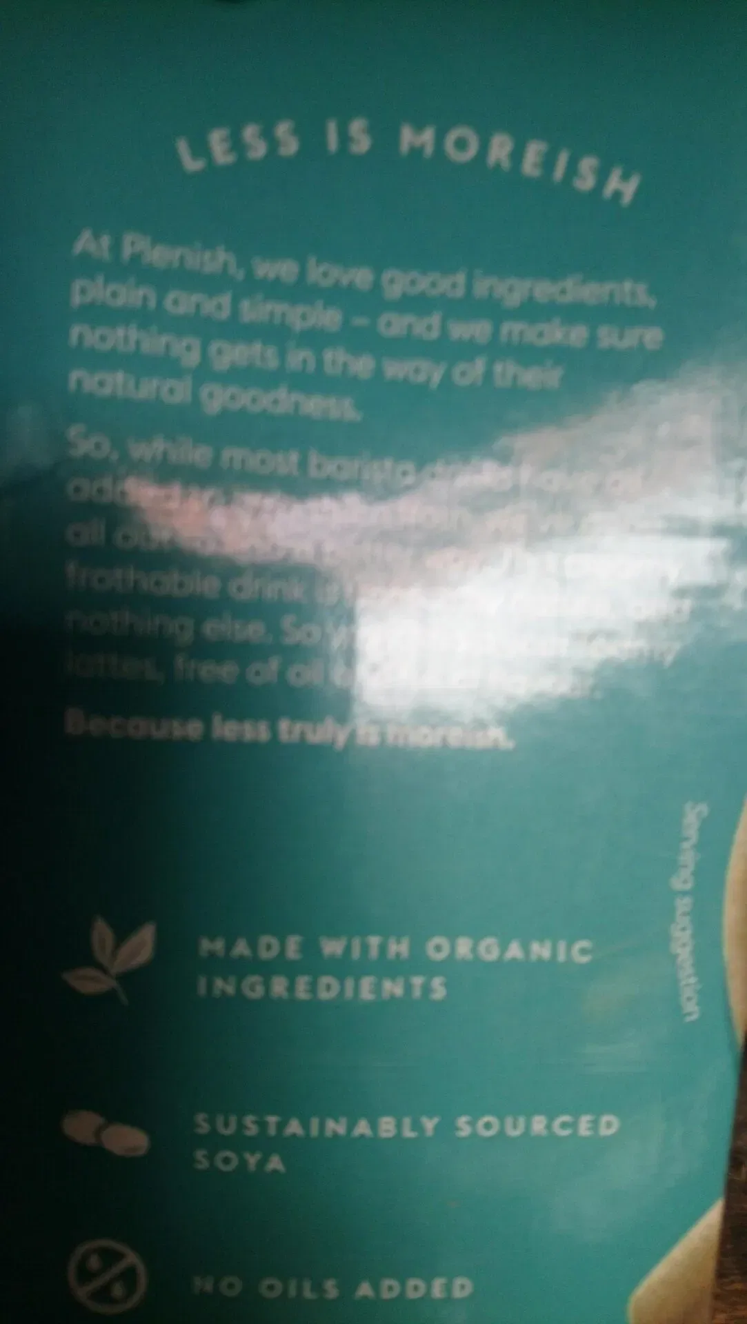 plenish organic barista almond drink (1l)