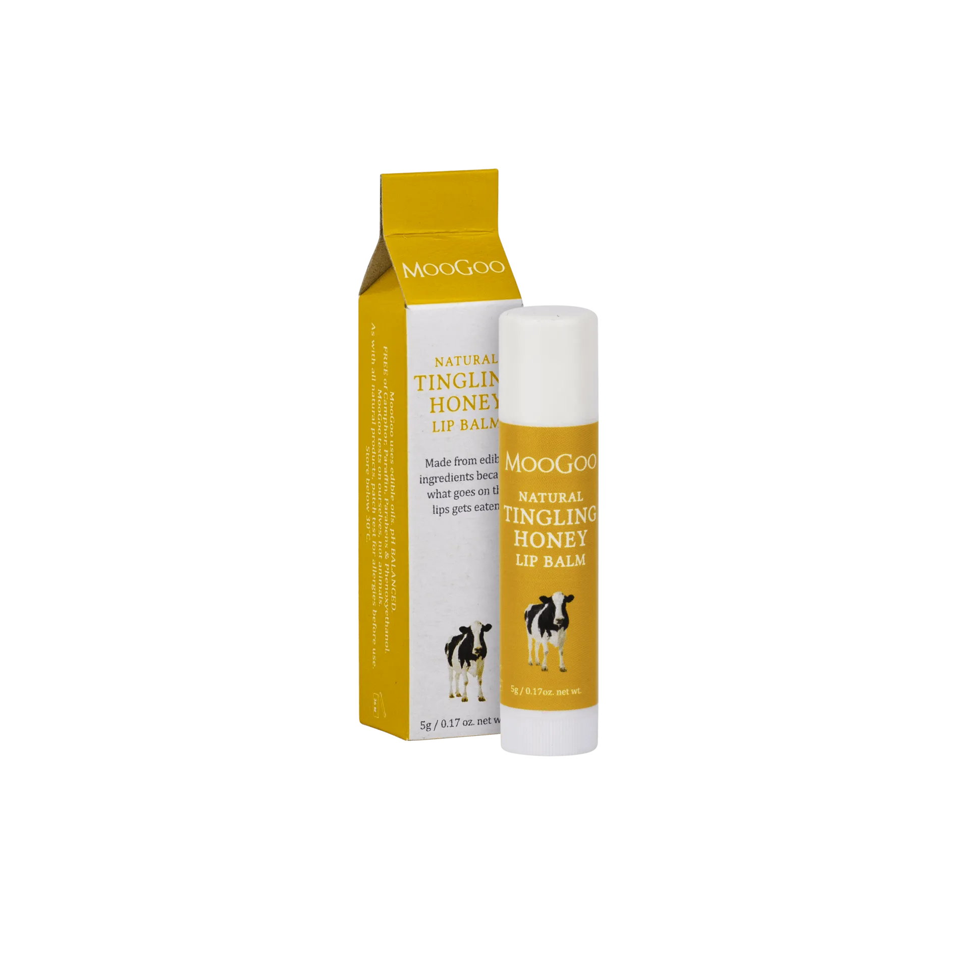 moogoo lip balm tingling honey (5g)