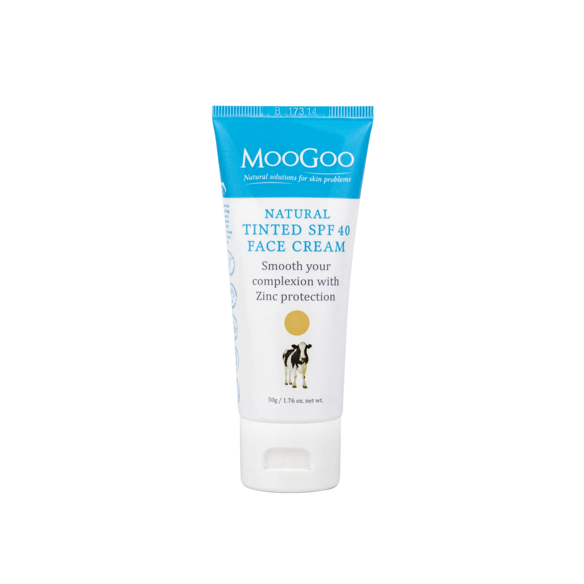 moogoo tinted spf 40 face cream (50g)