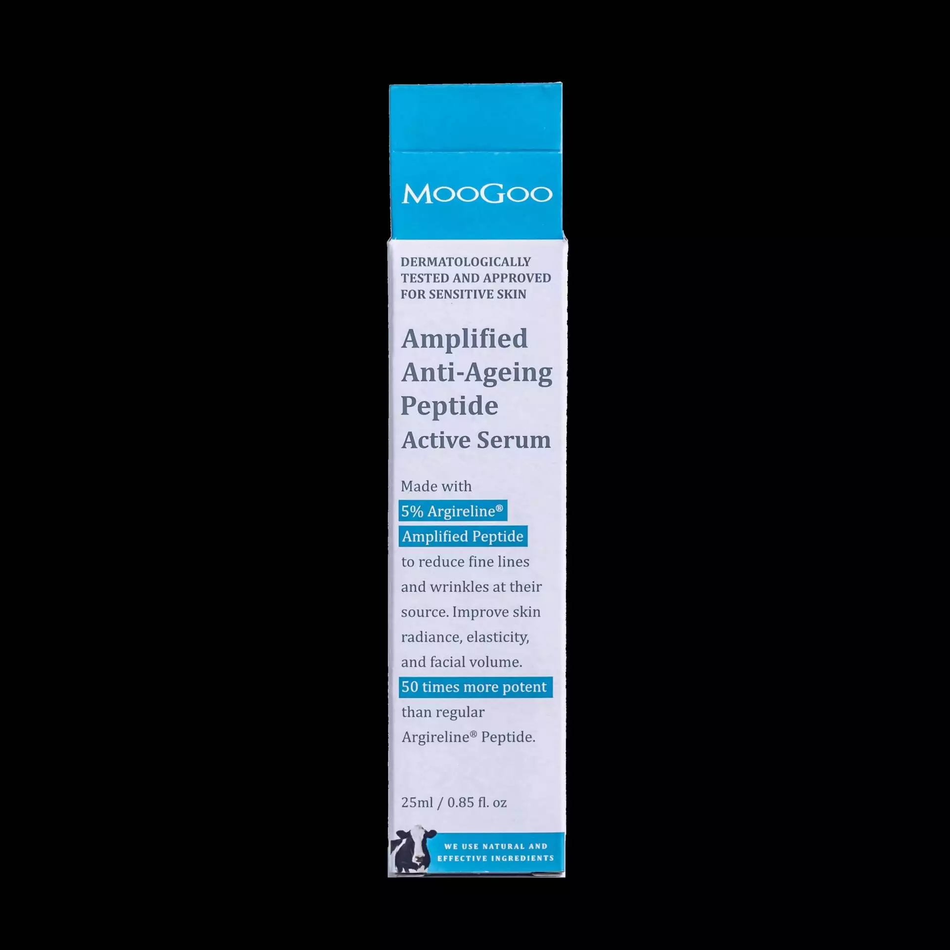 moogoo amplified anti ageing peptide active serum (25ml)
