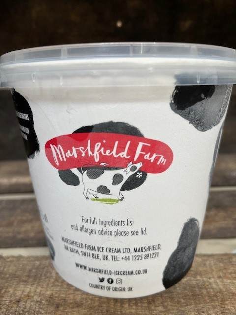 marshfield rum & raisin ice cream (1 litre)