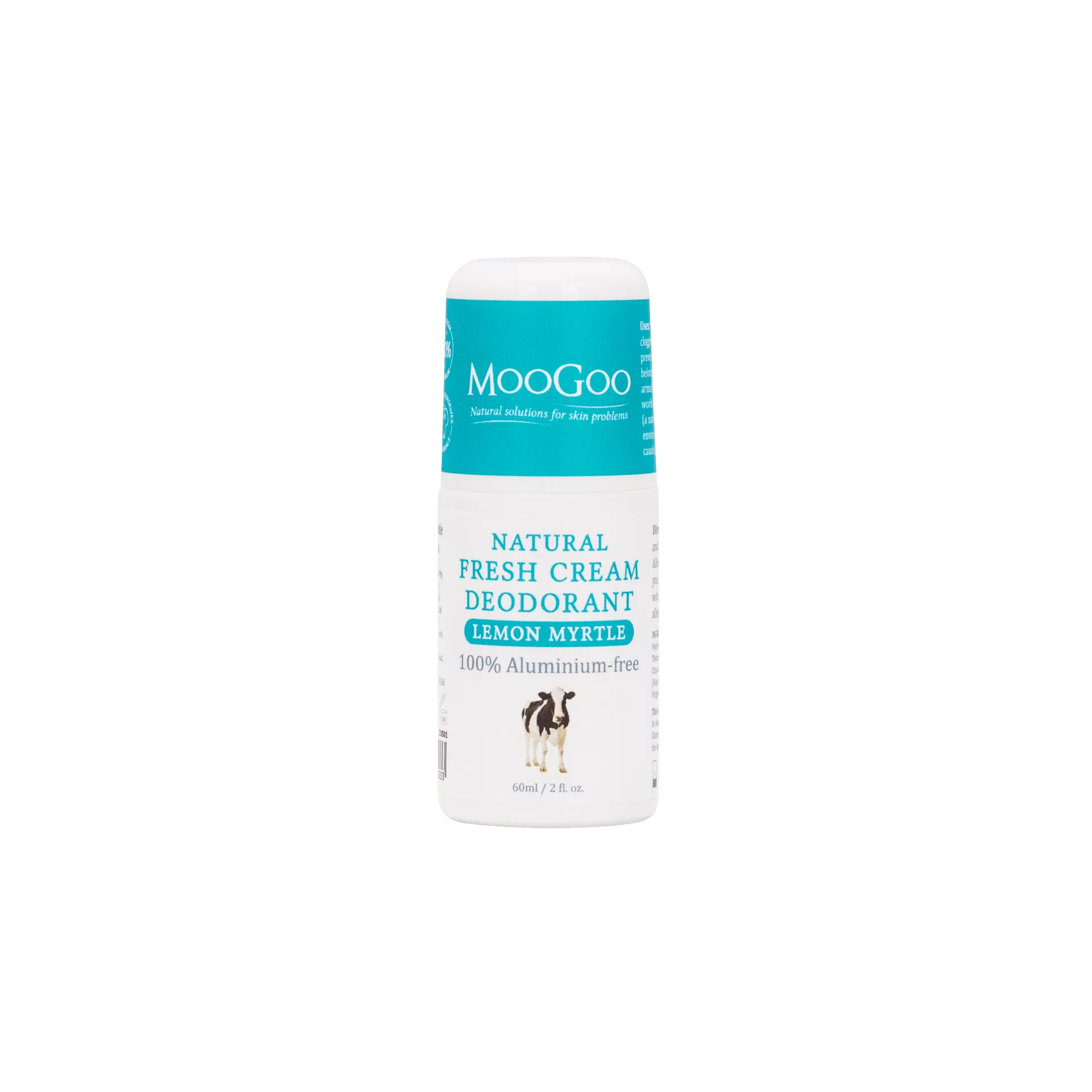 moogoo natural fresh cream deodorant lemon myrtle (60ml)