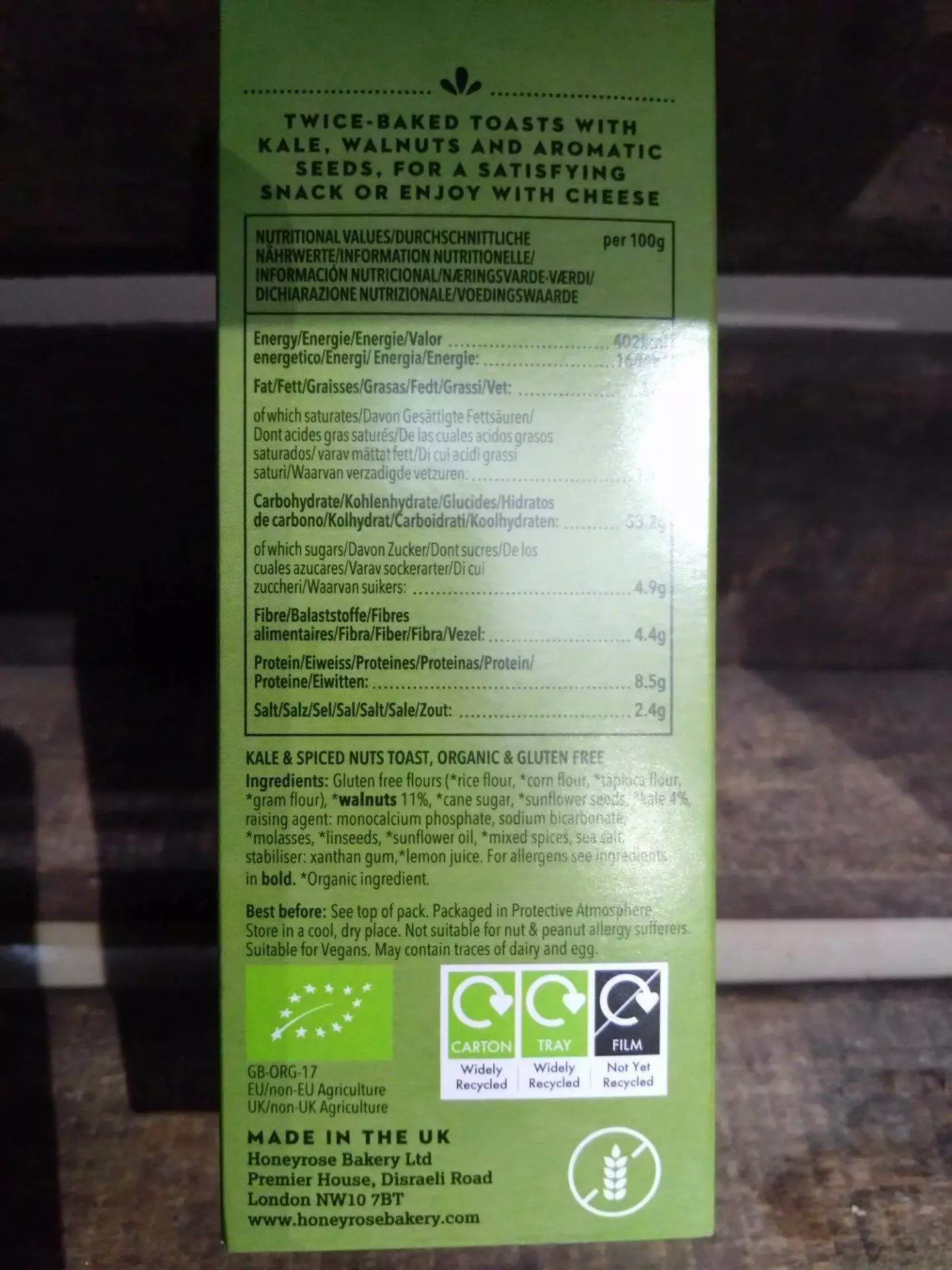 biona organic quinoa grissini italian breadsticks (125g)