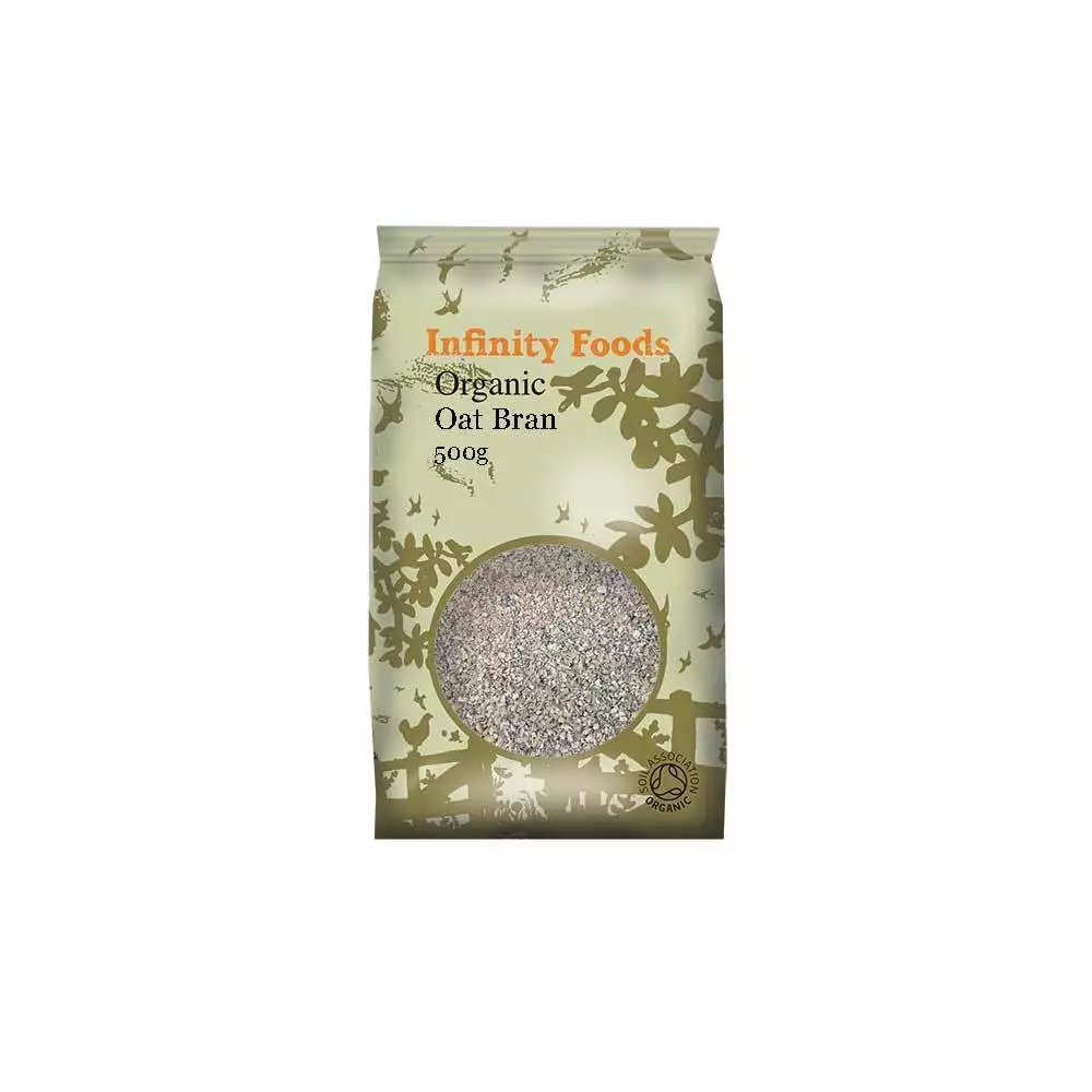 infinity foods organic oat bran (500g)